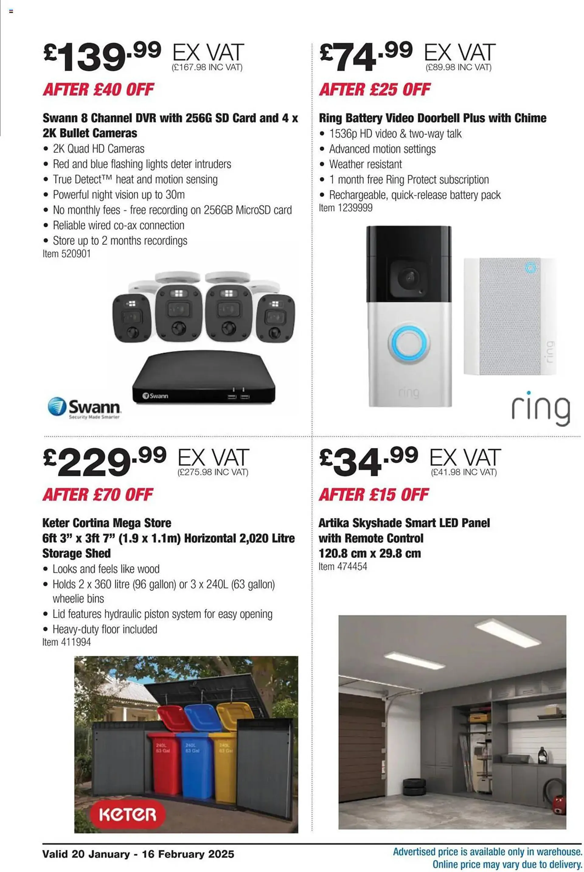 Costco leaflet from 20 January to 16 February 2025 - Catalogue Page 2