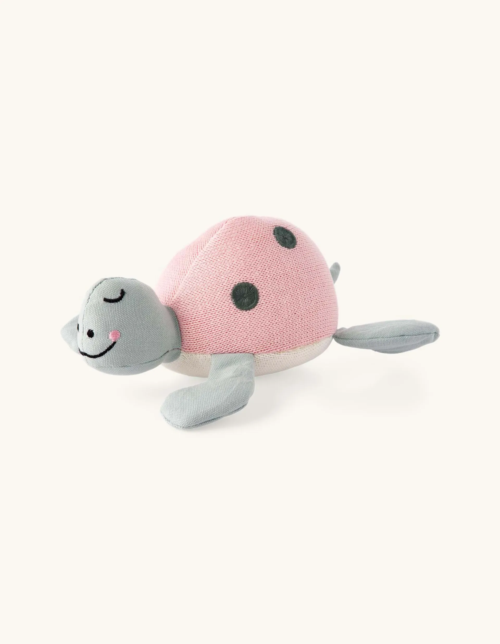 Soft toy turtle Organic cotton/polyester. 21 cm.