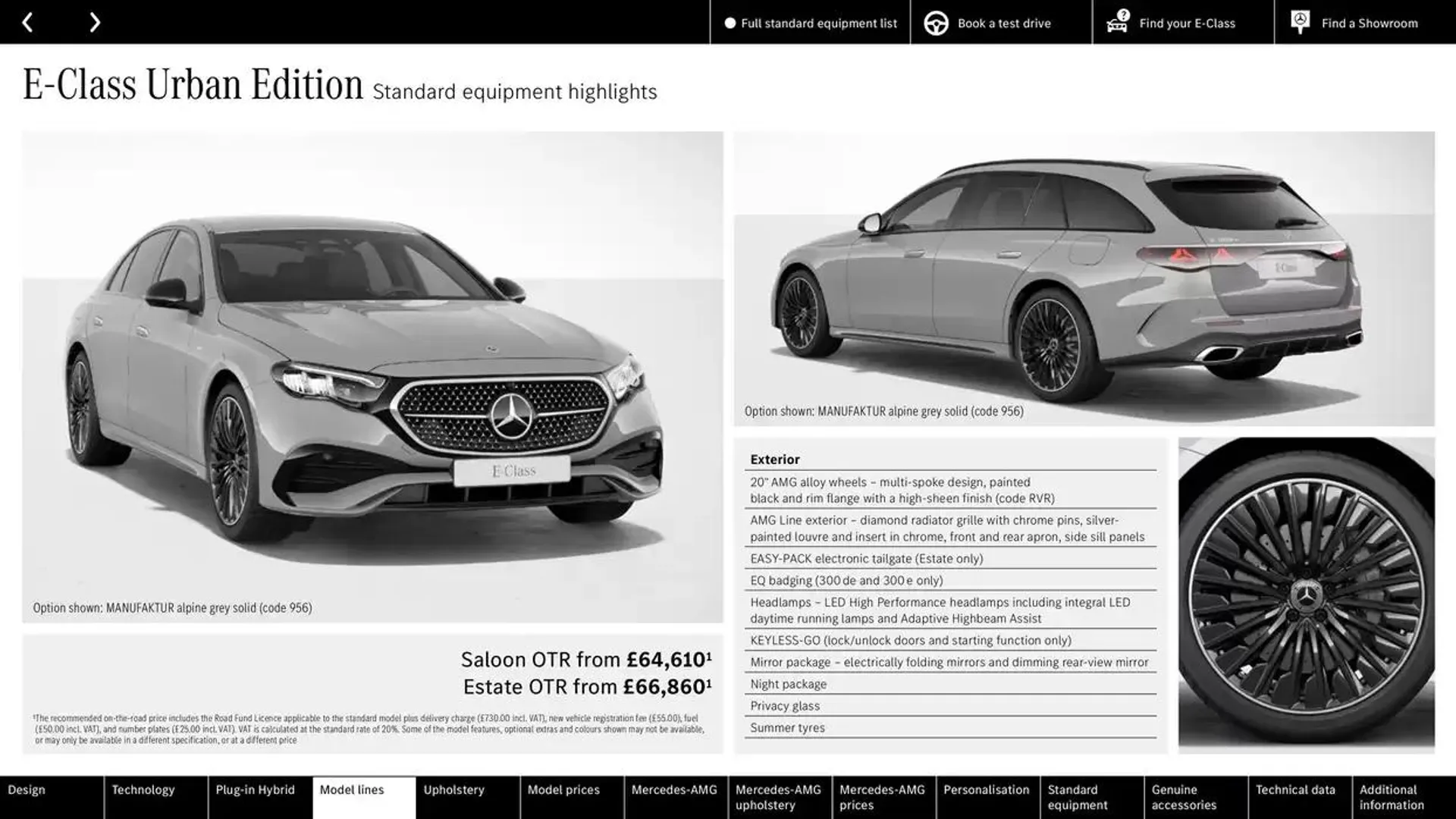 Mercedes Benz New E-Class Saloon from 17 October to 17 October 2025 - Catalogue Page 22