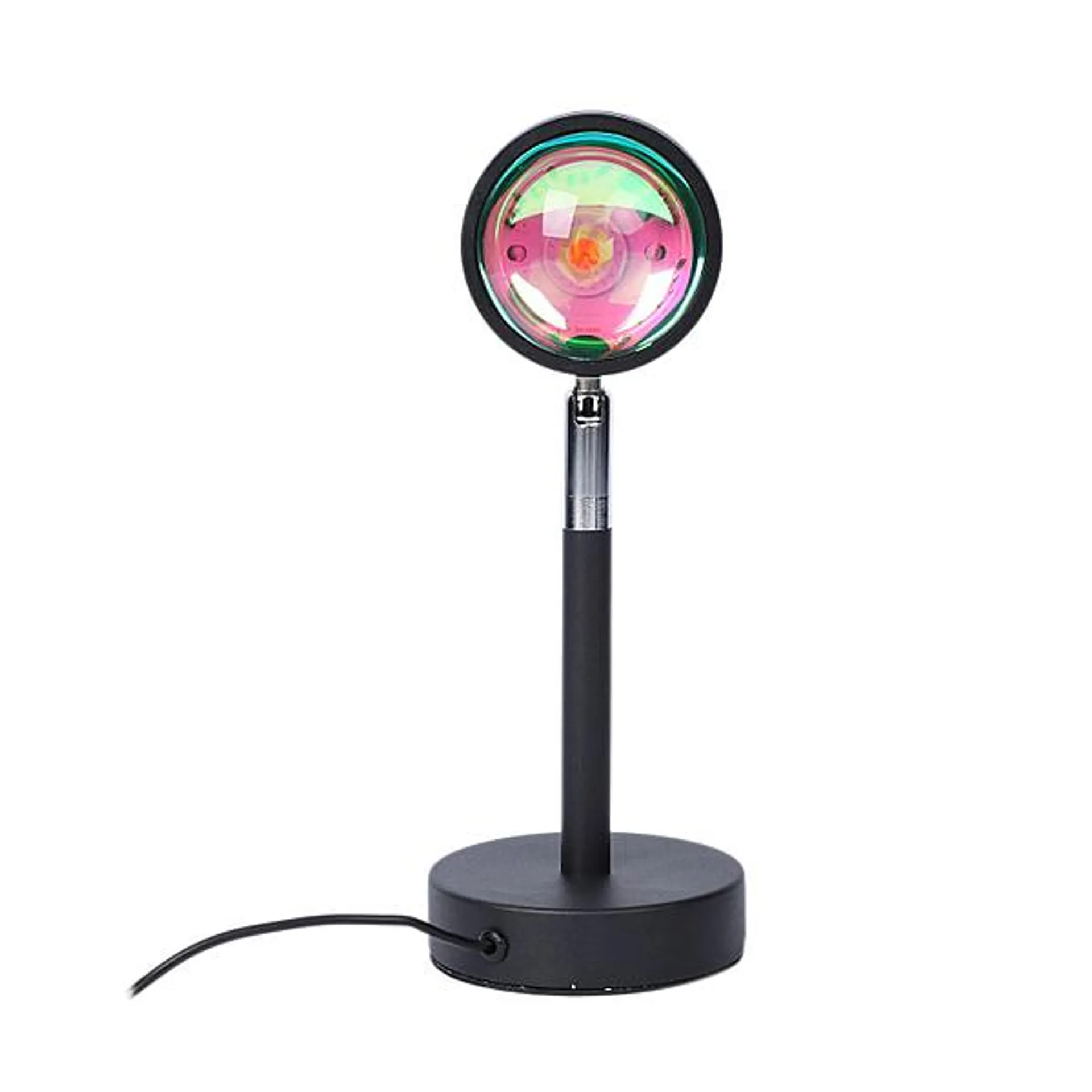 Sunset Table Lamp with 12 Colour Variation and Remote Control- Black