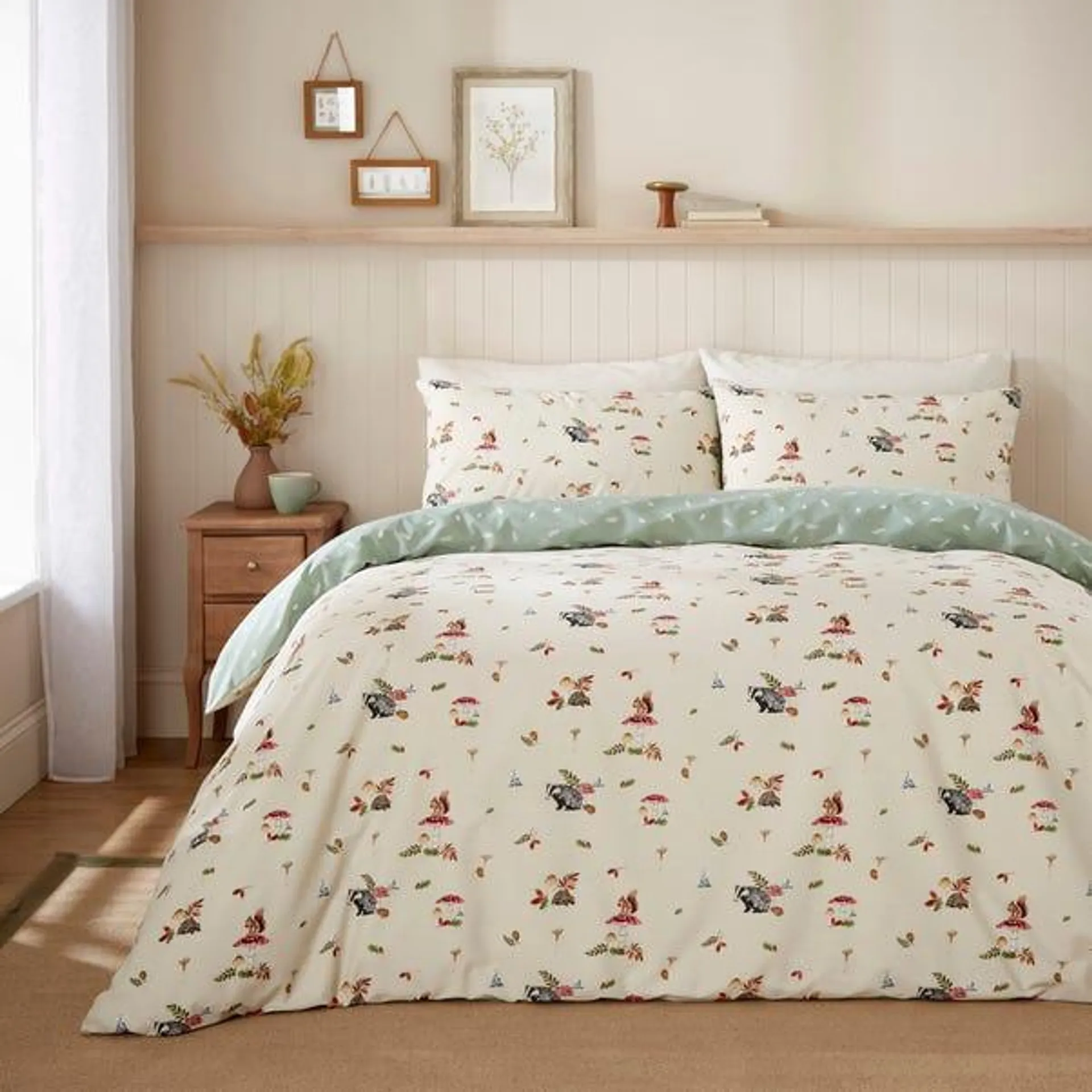 Autumn Friends Duvet Cover Set