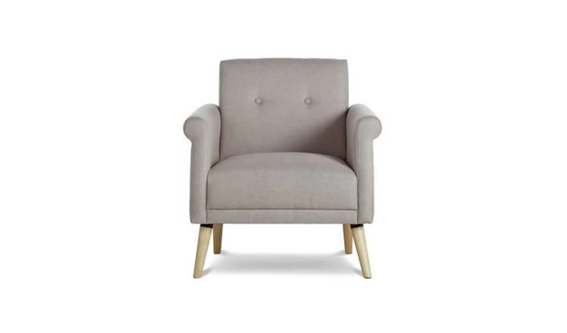 Habitat Evie Fabric Armchair in a Box - Natural