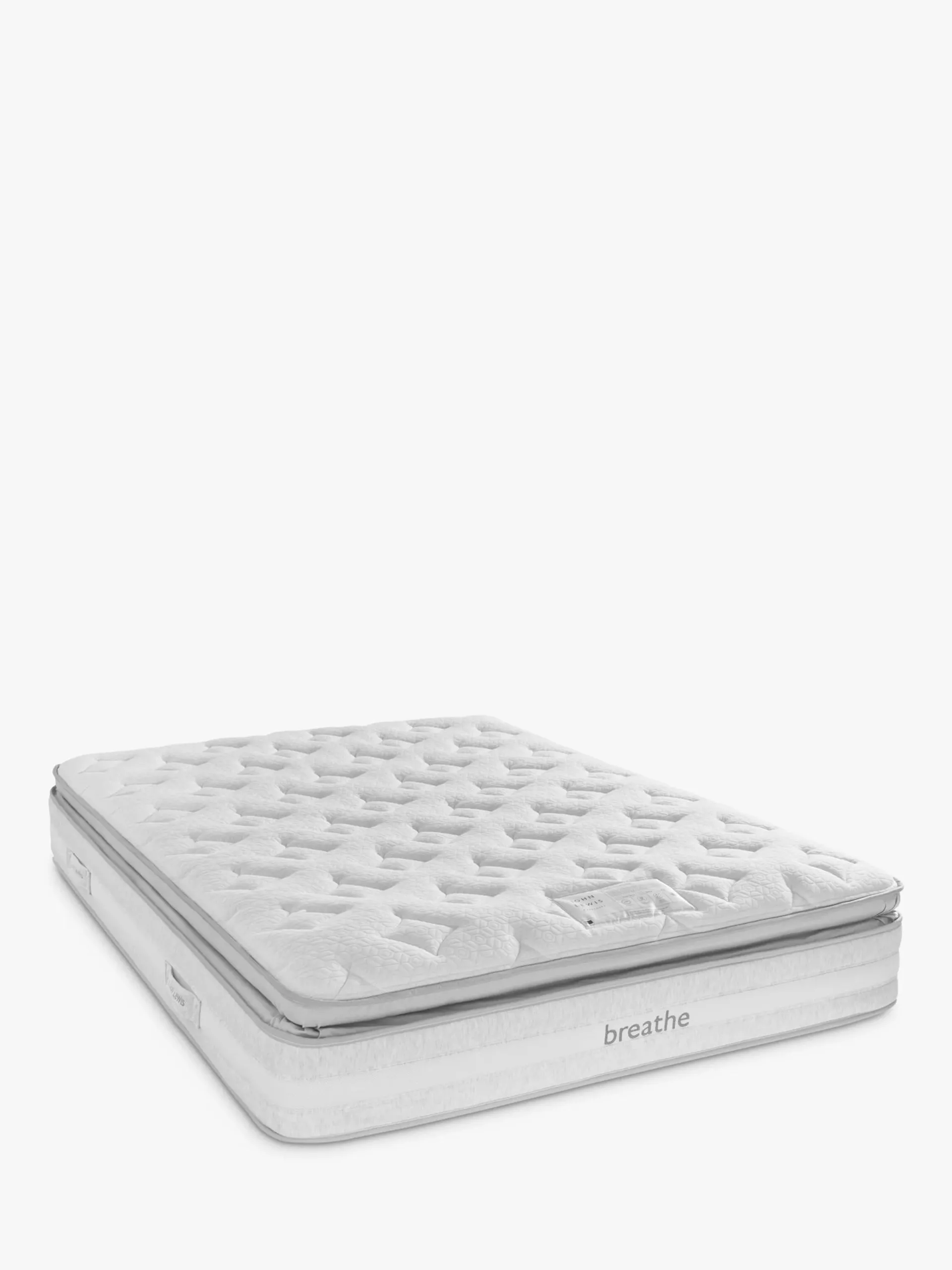 Breathe 2900 Pillowtop Pocket Spring Mattress, Extra Firm Tension, Single