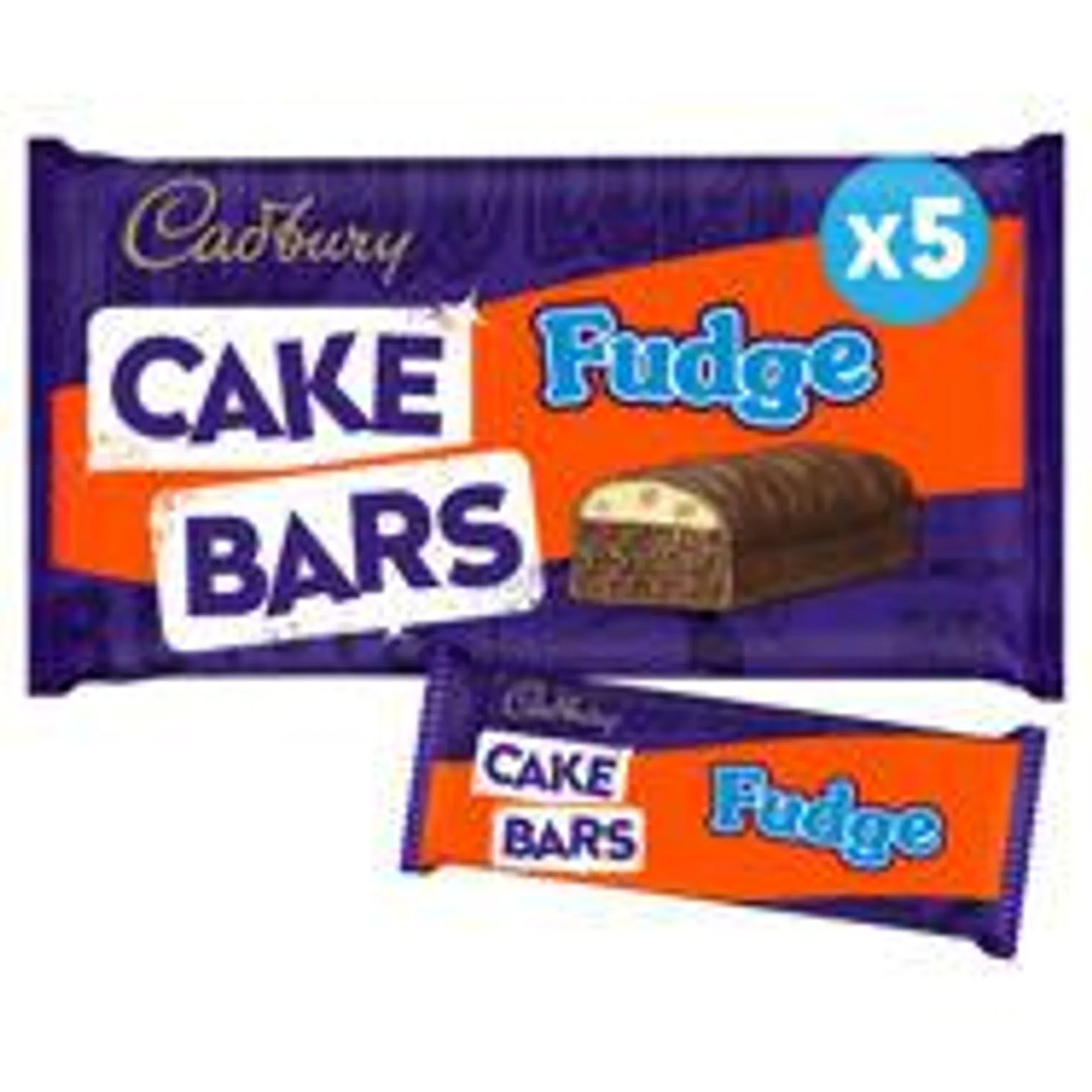 Cadbury Fudge Chocolate Cake Bars