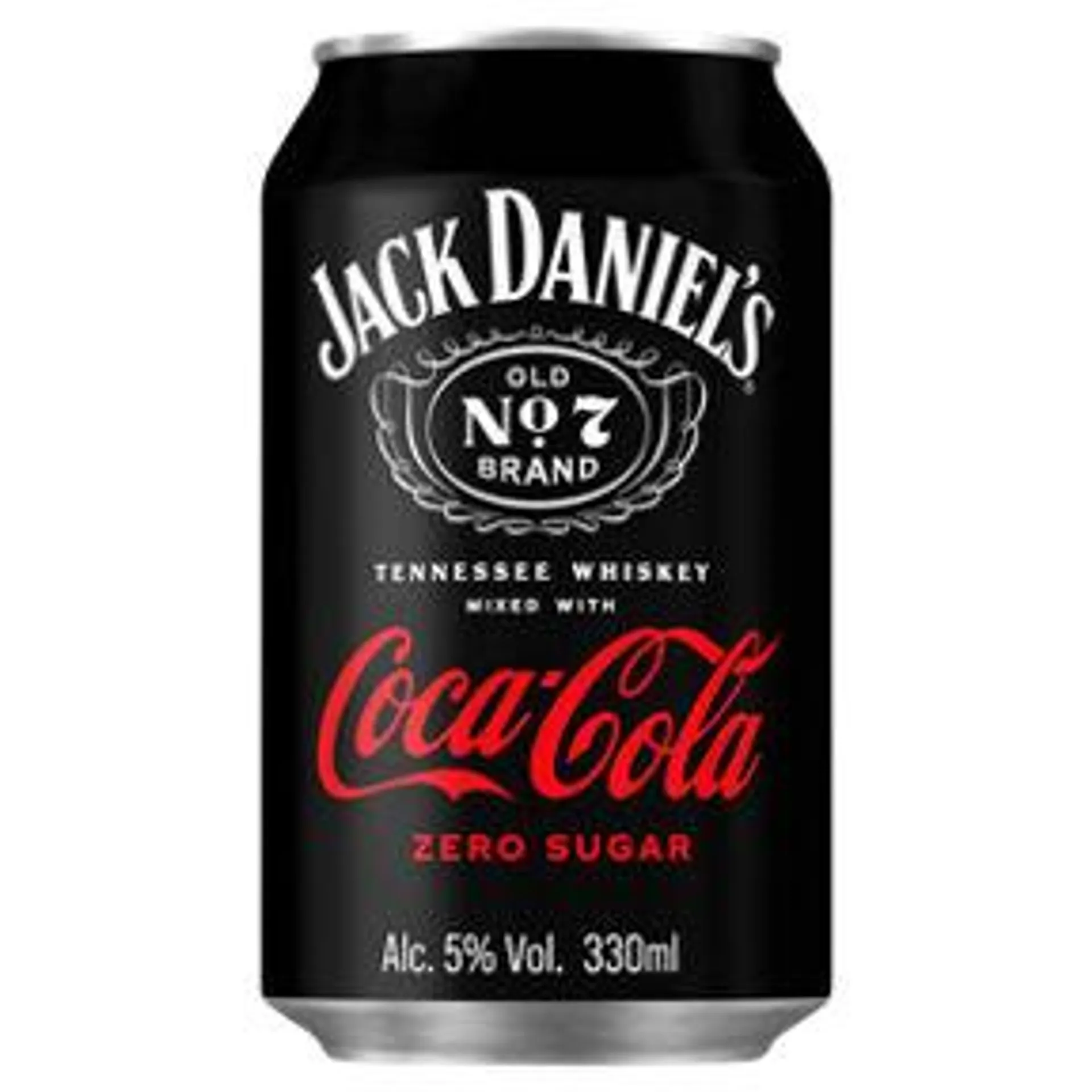 Jack Daniel's and Coca-Cola Zero 330ml