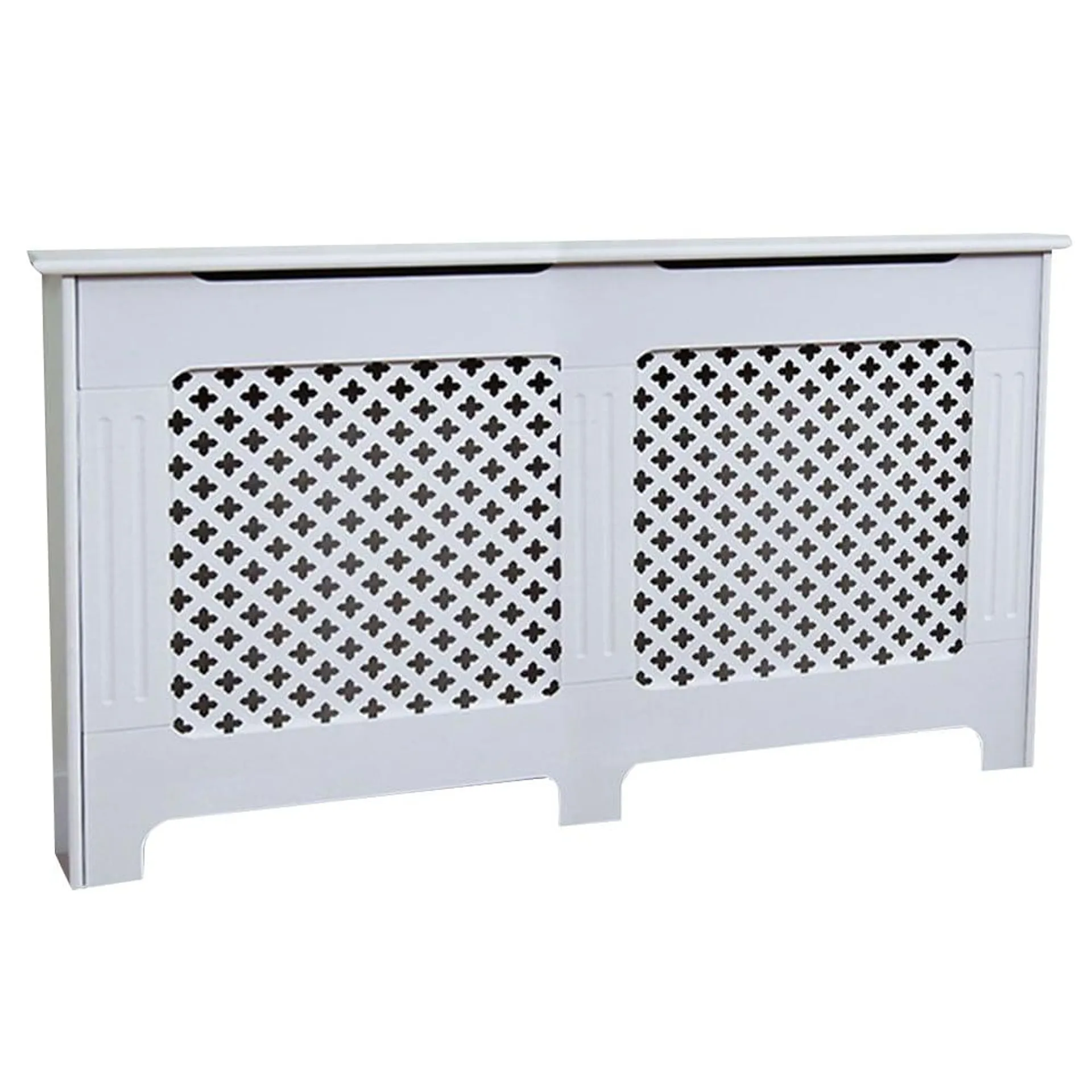 Vida Designs Oxford White Large Radiator Cover