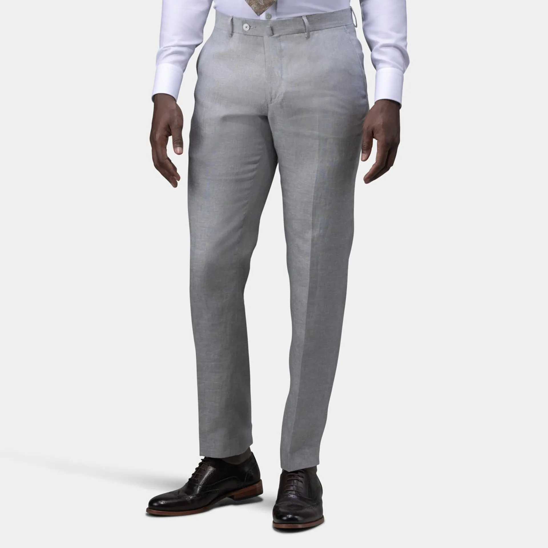 Light gray suit pants