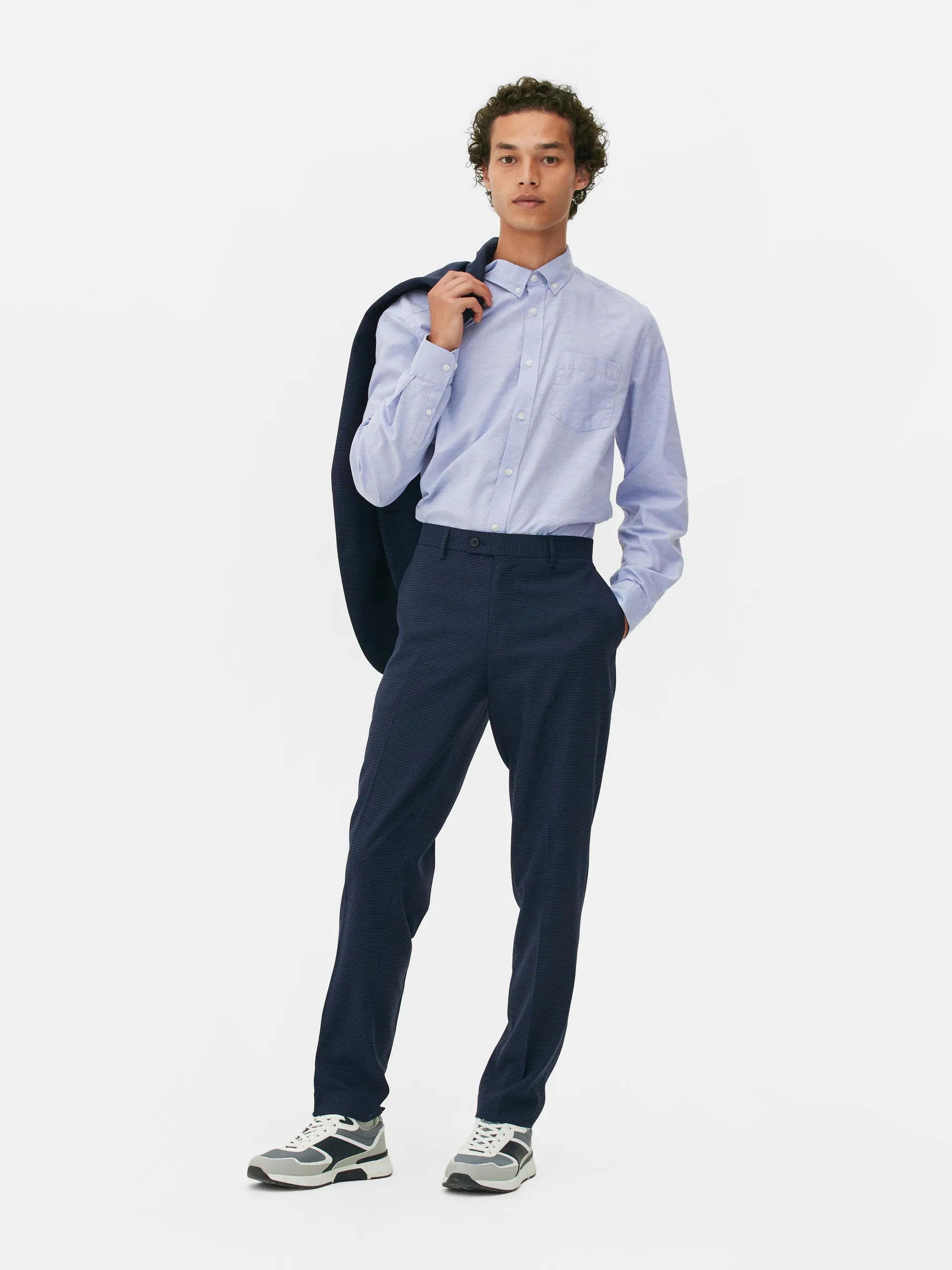 Button-down overhemd met lange mouwen