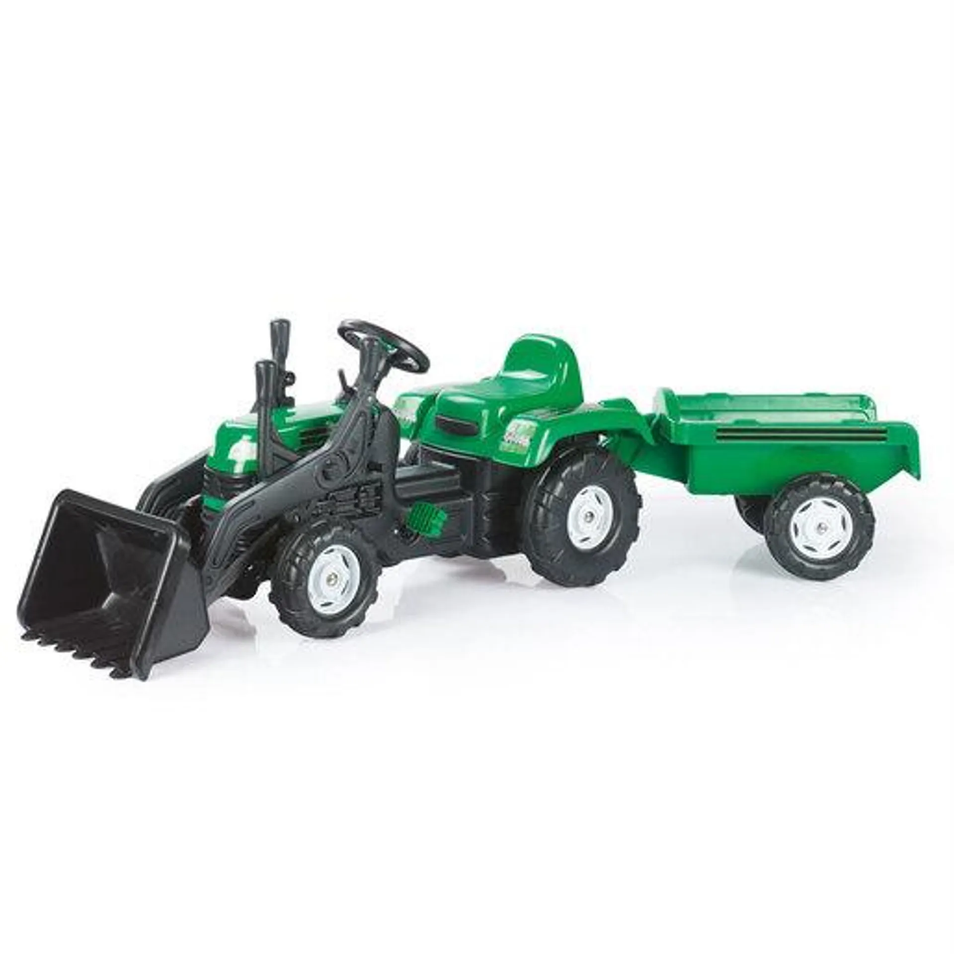 Dolu Ranchero Tractor & Scoop Ride on - Green