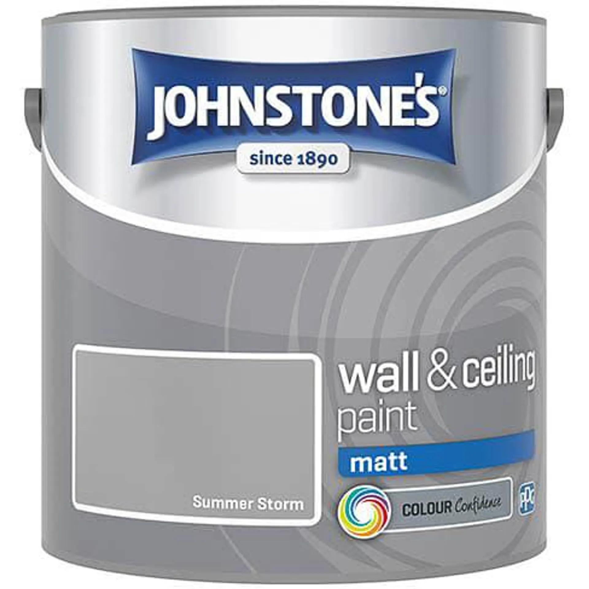 Johnstone's Paint Vinyl Matt Emulsion 2.5L - Summer Storm