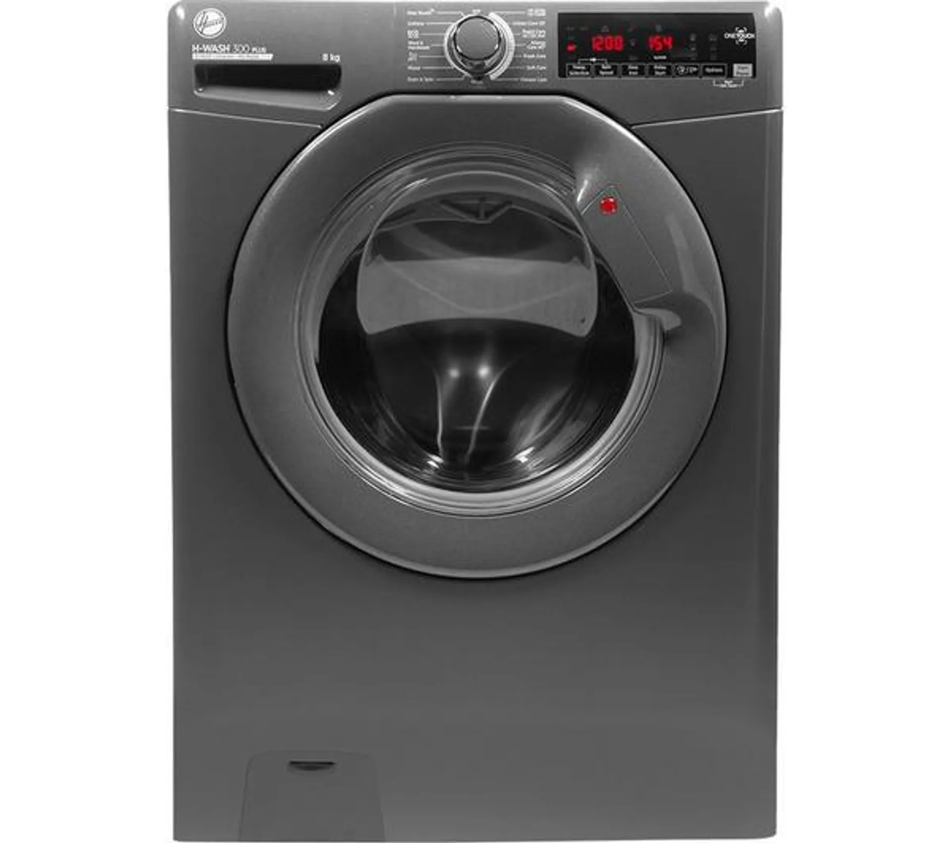 HOOVER H-Wash 300 H3W 68TMGGE 8 kg 1600 Spin Washing Machine - Graphite