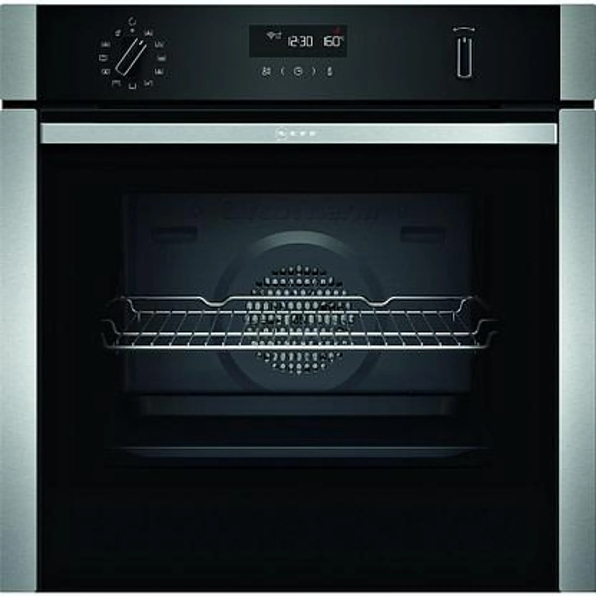 Neff B2ACH7HH0B N50 CircoTherm Pyrolytic Single Oven – STAINLESS STEEL