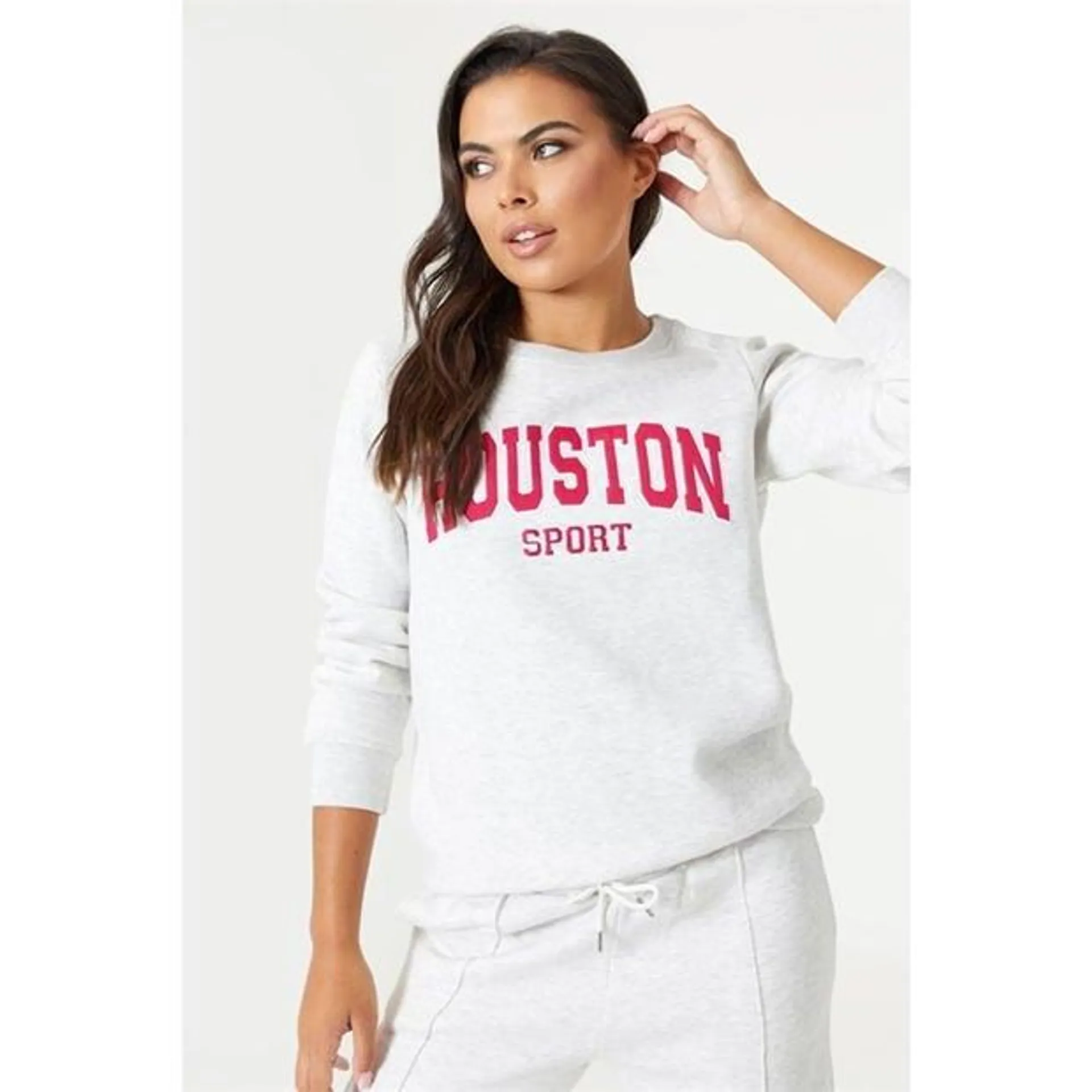 Houston Slogan Sweat Set