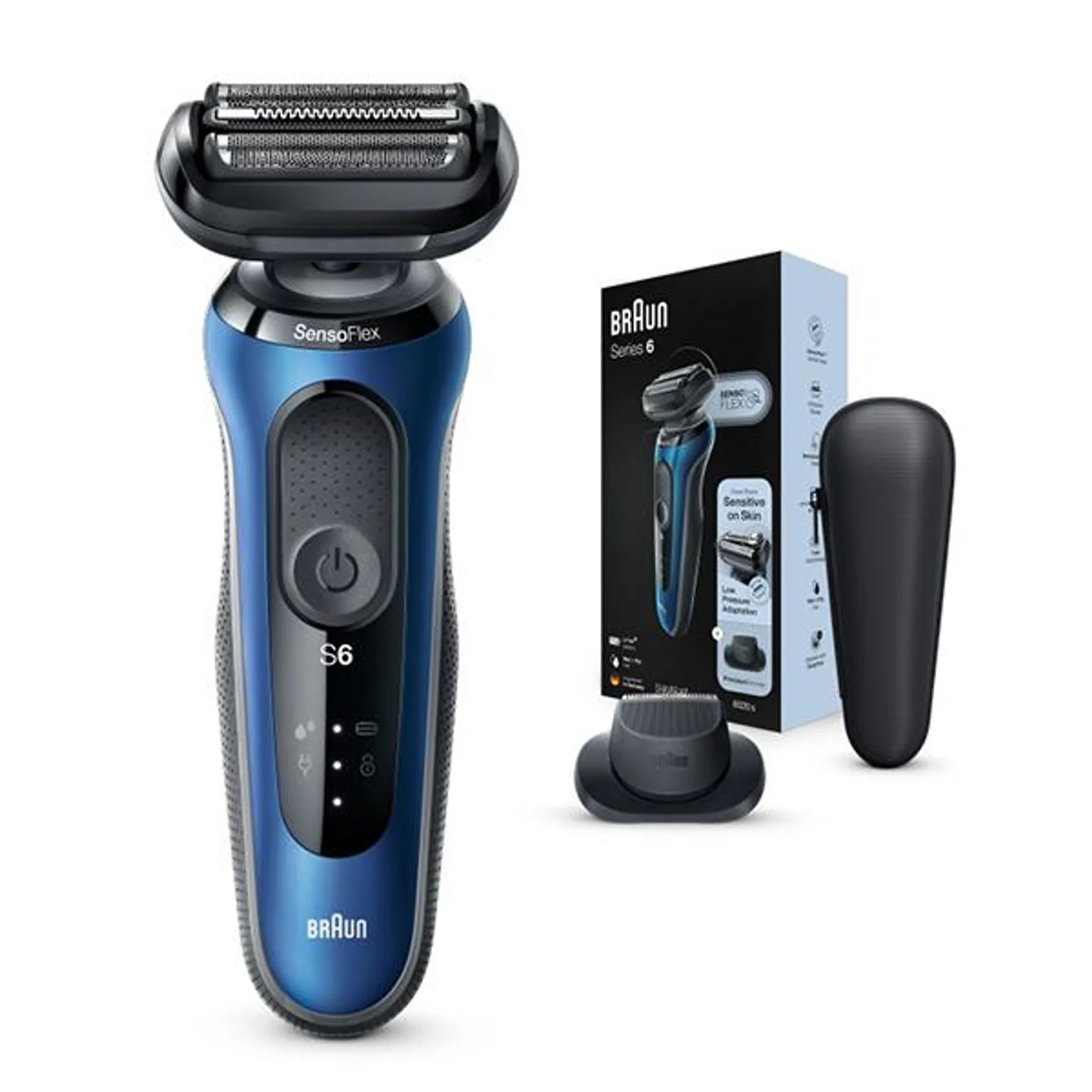 Braun Series 6 60-B1200s Electric Shaver with Precision Trimmer