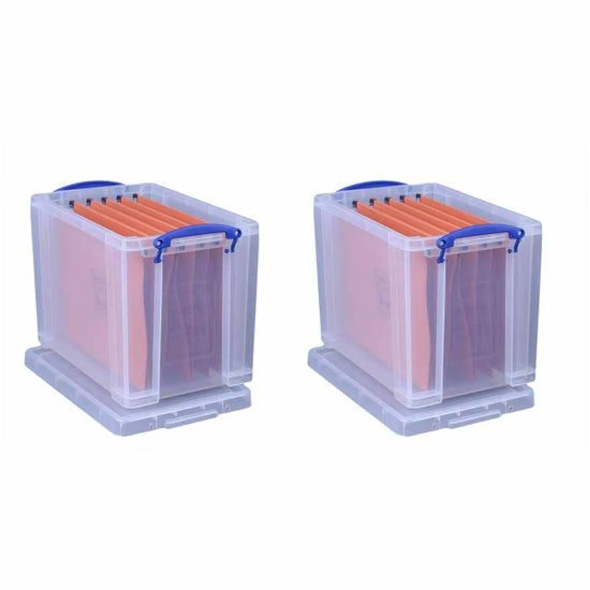 Really Useful Box 19 Litre Plus 10 Files Pack of 2