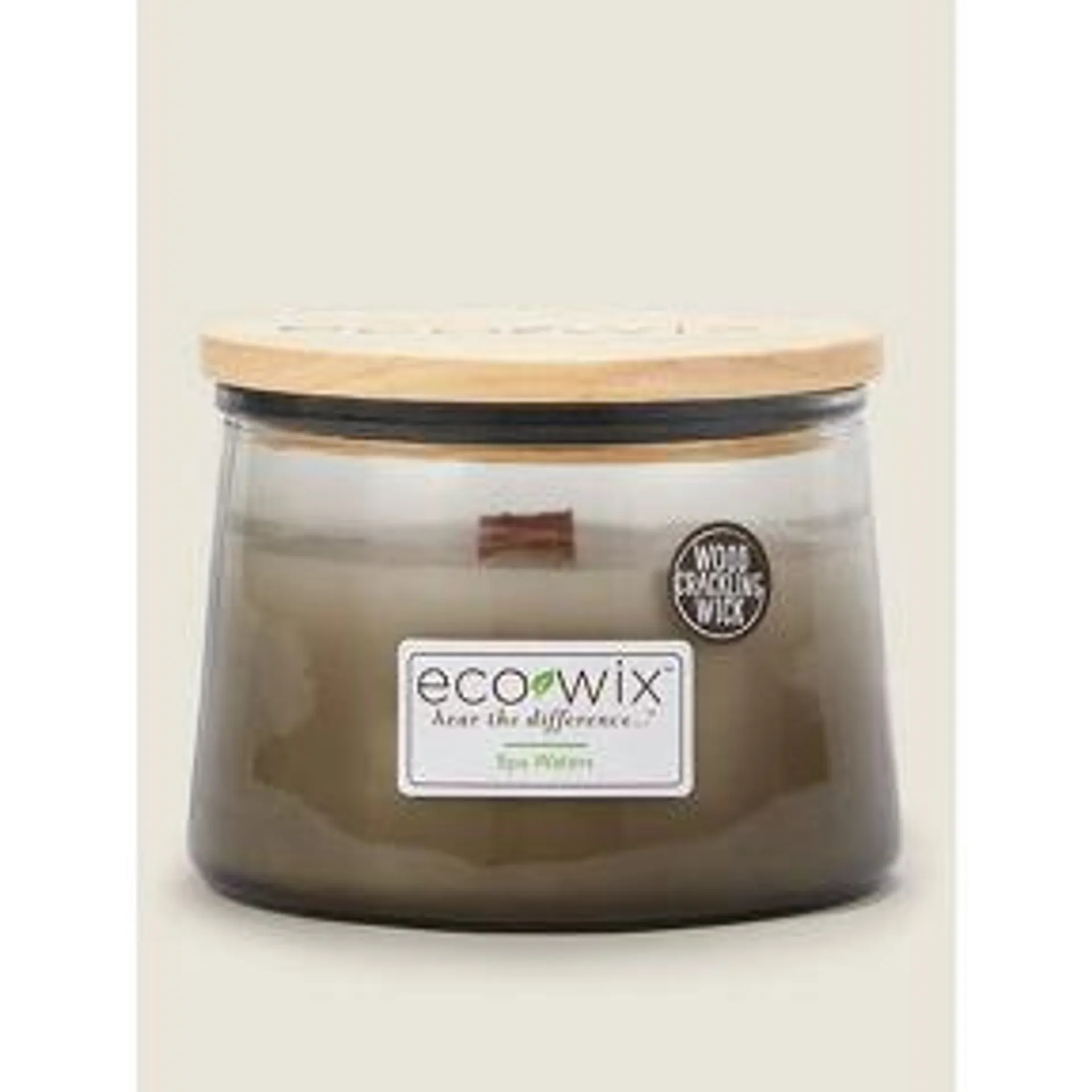 Eco Wix Ombre Grey Spa Waters Large Jar Candle