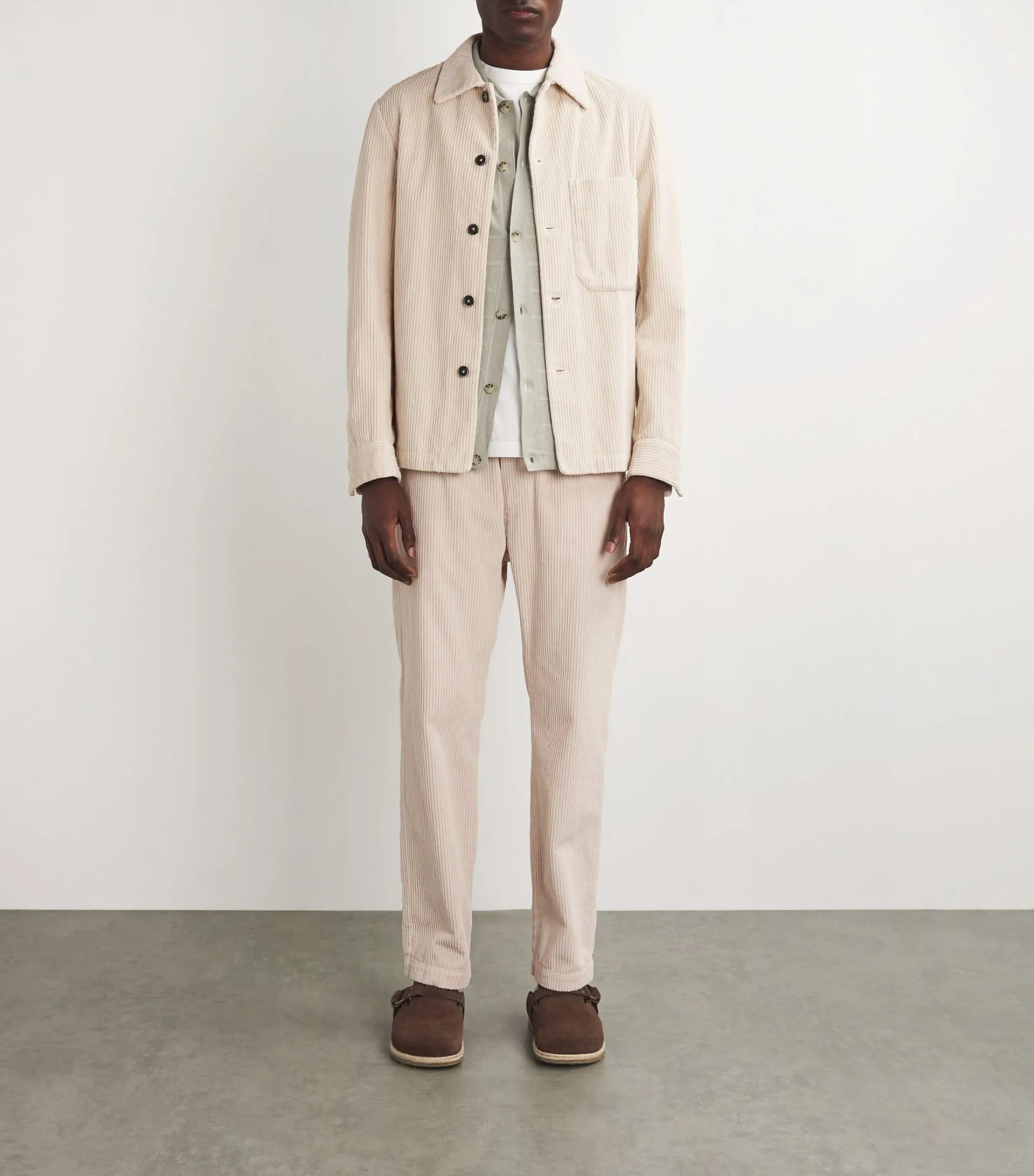 Corduroy Straight Trousers