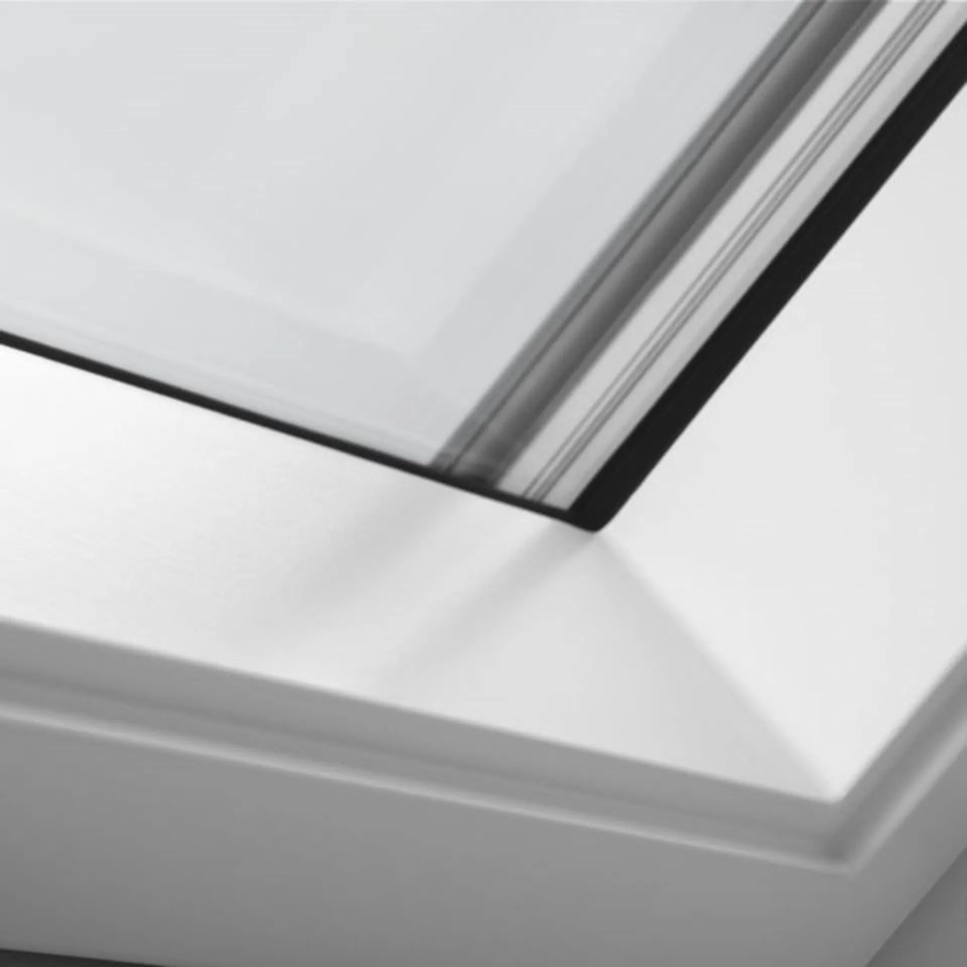 VELUX GPU Roof Window – Manual, Top-hung, White Maintenance-Free