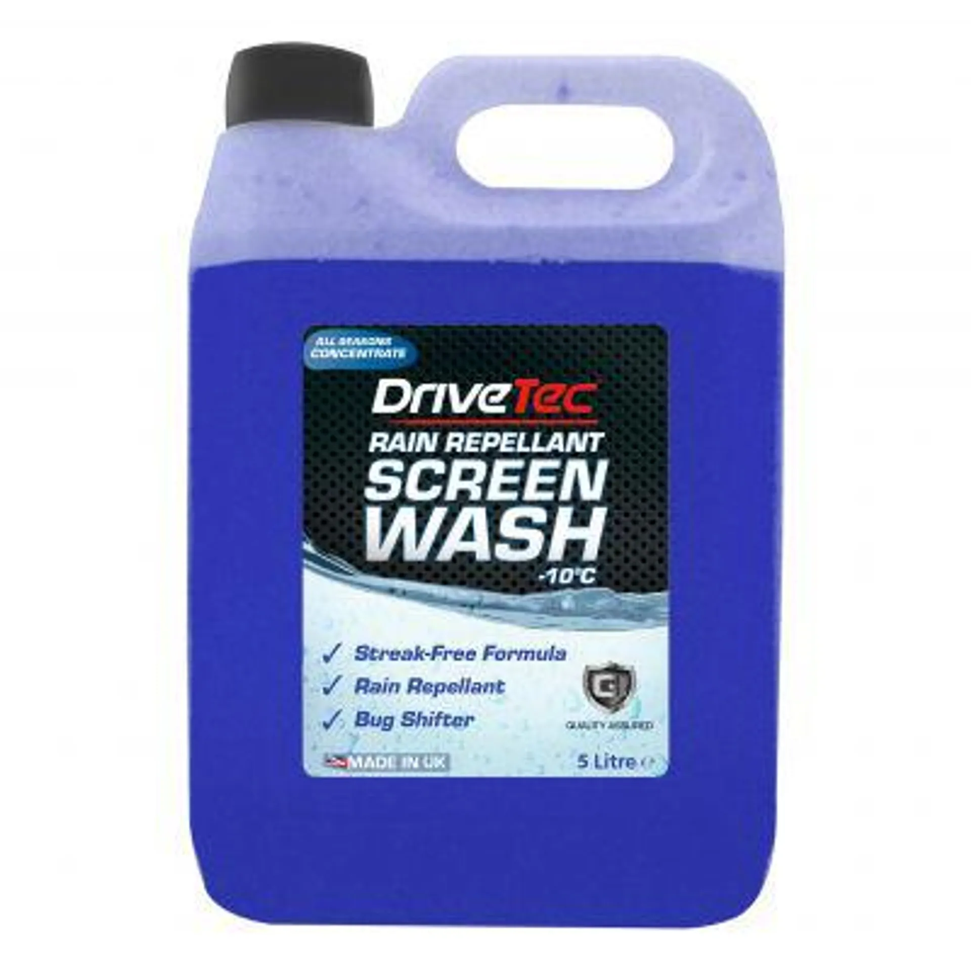drivetec concentrate screen wash with rain repellent 5l