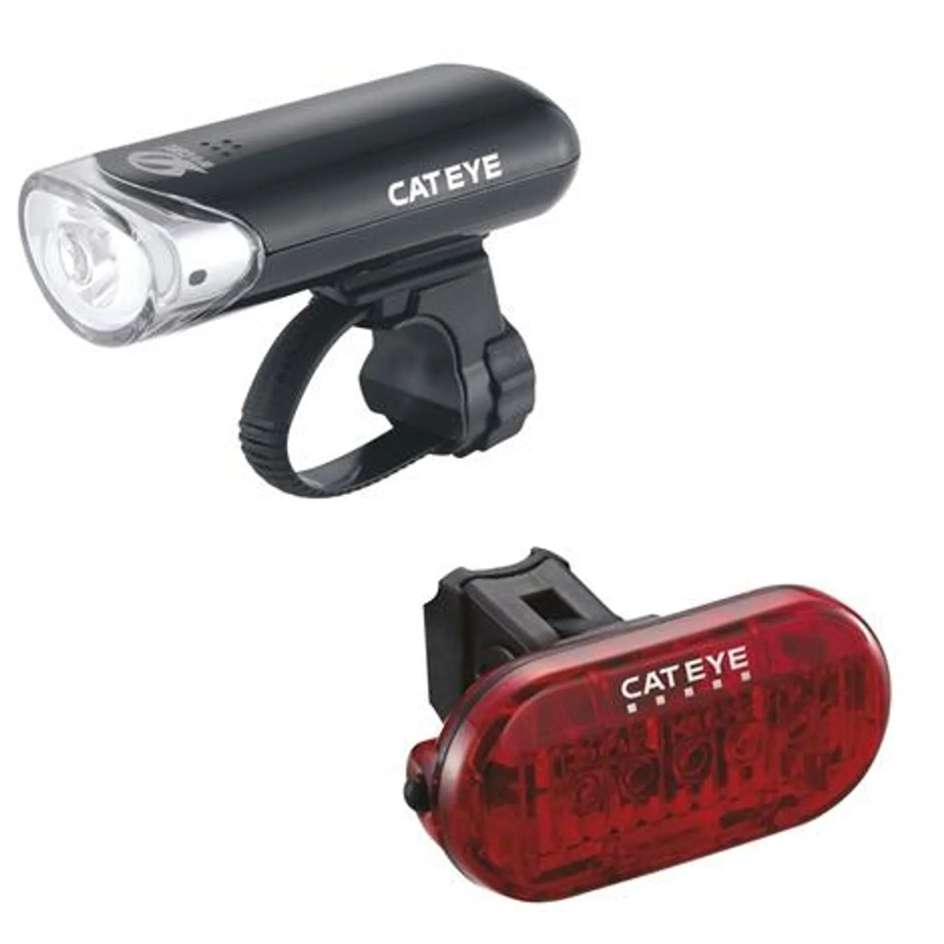 Cateye EL135 & OMNI 5 Bike Light Set