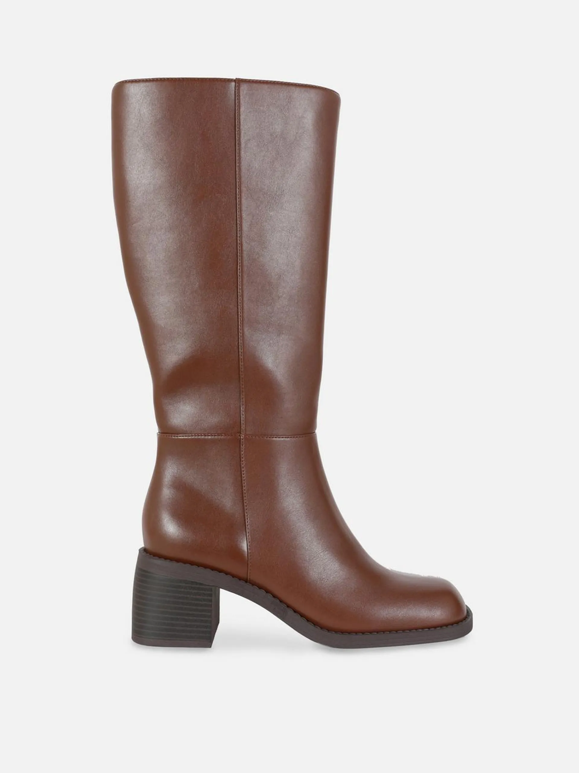 Heeled Knee-High Boots