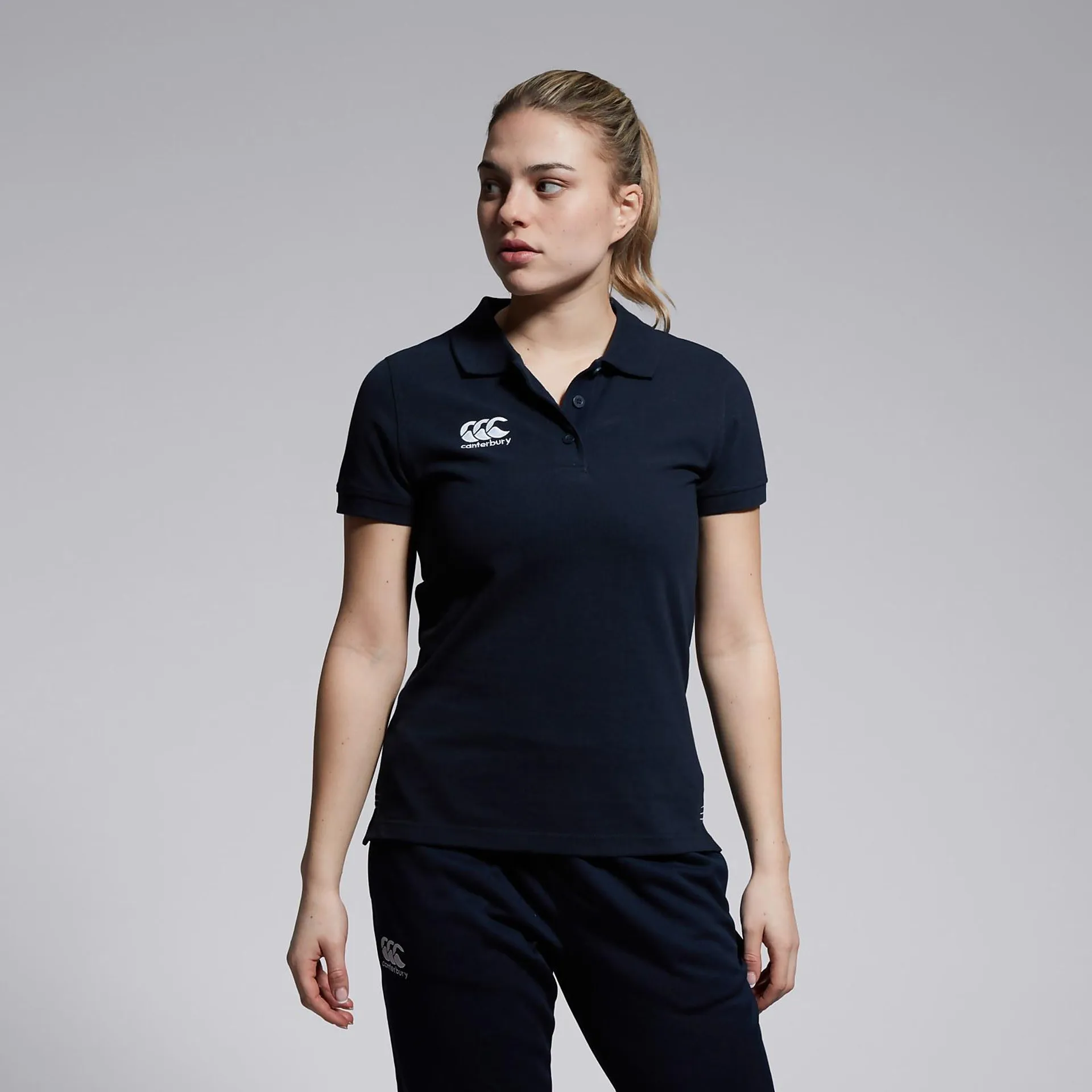 WOMENS WAIMAK POLO SHIRT NAVY