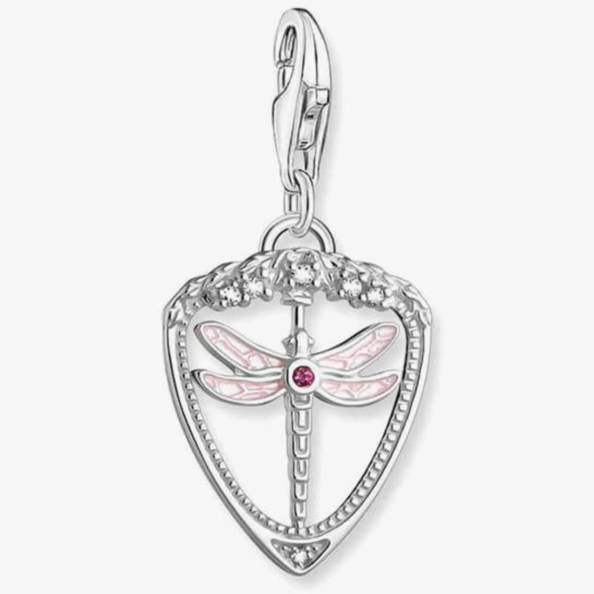 Sterling Silver Dragonfly Charm Pendant