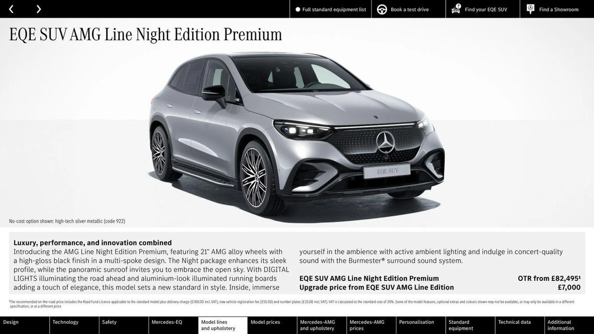 Mercedes Benz New EQE SUV from 14 May to 31 December 2024 - Catalogue Page 25