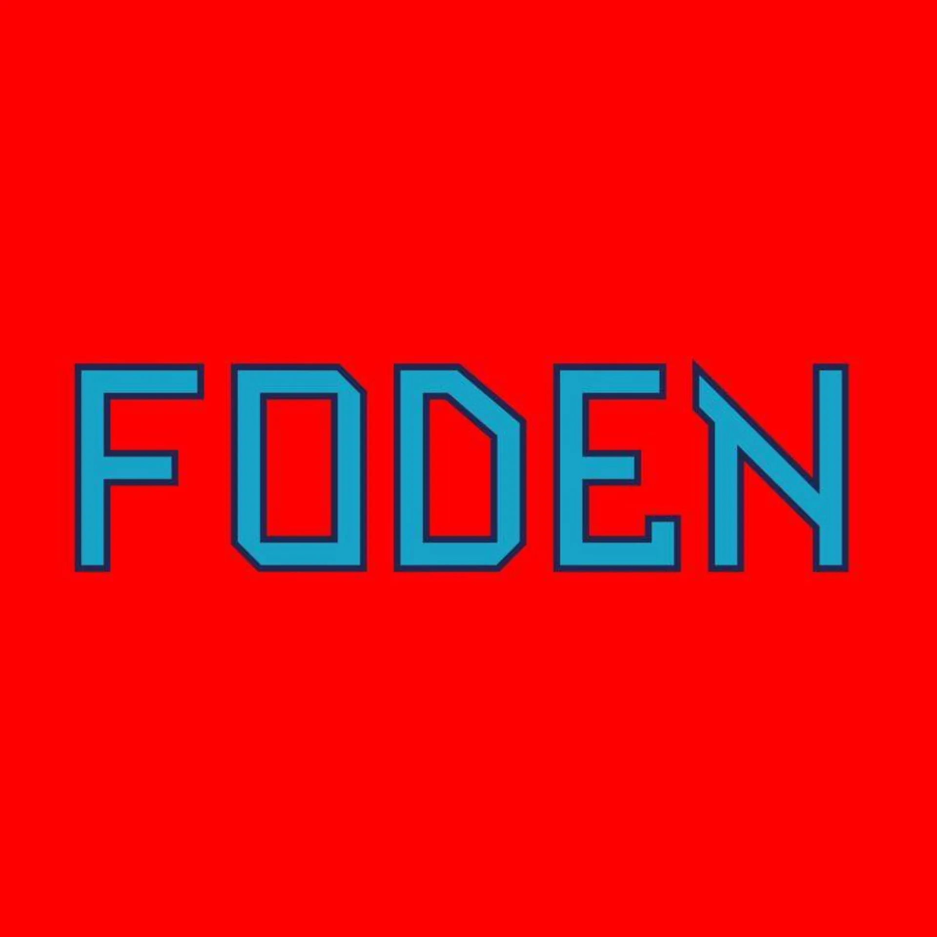 Foden Nameblock (Official Printing) - 22-23 England Away