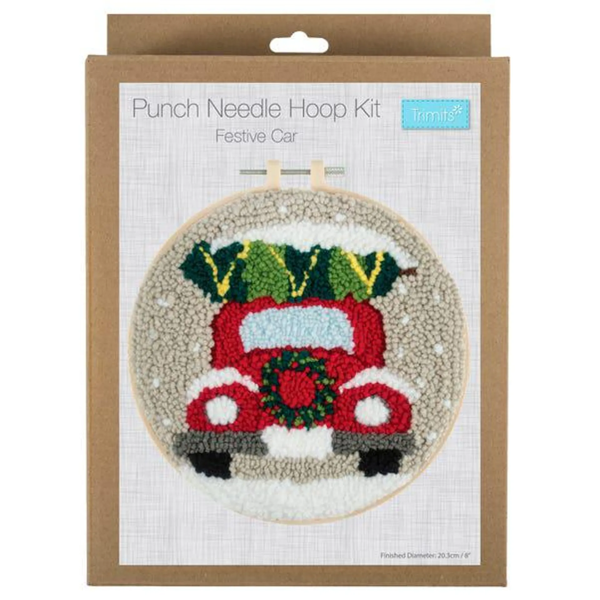 Festive Car Punch Needle Kit