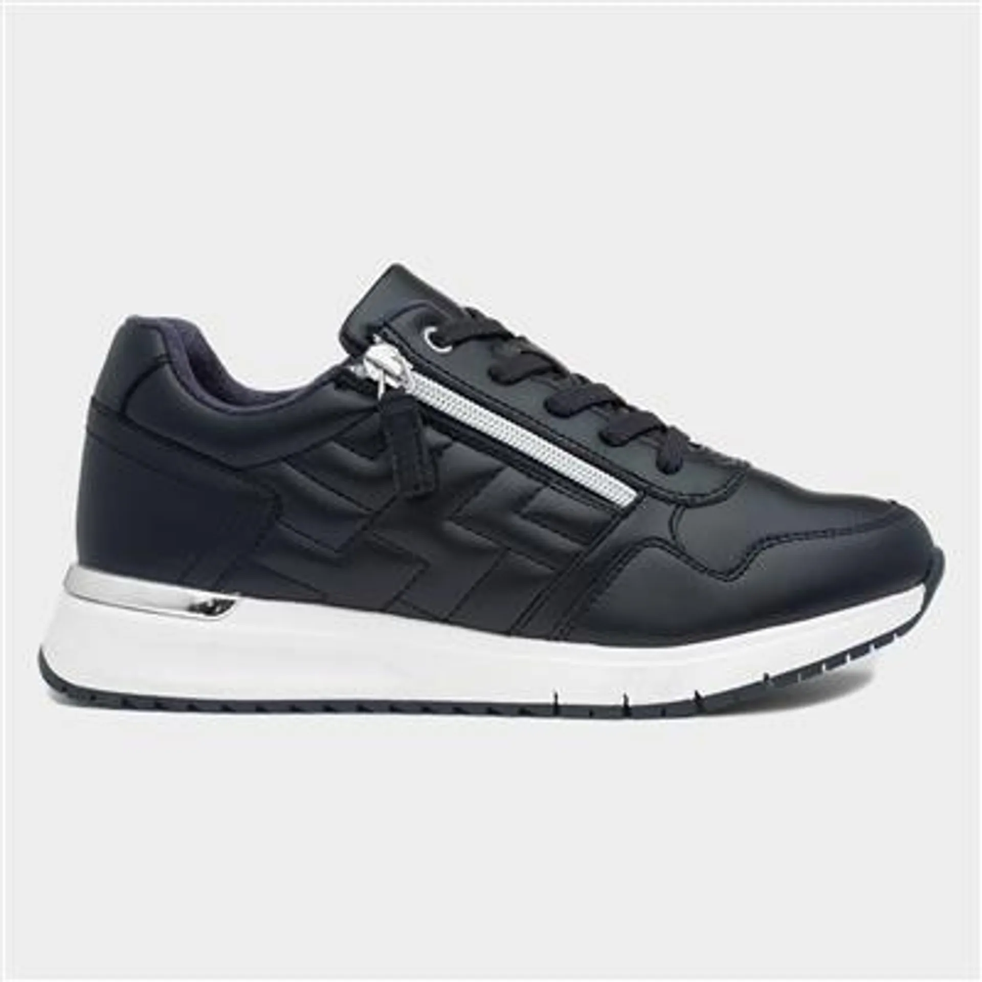 Track Womens Navy Trainer