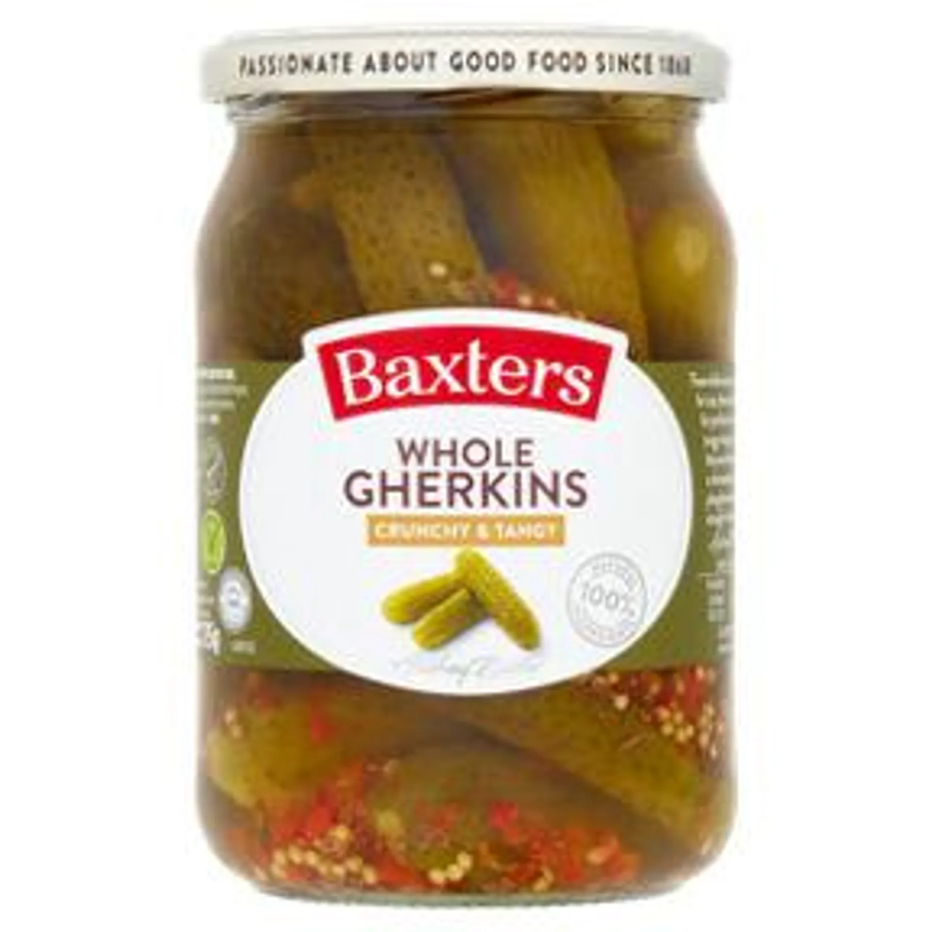 Baxters Whole Gherkins 600g