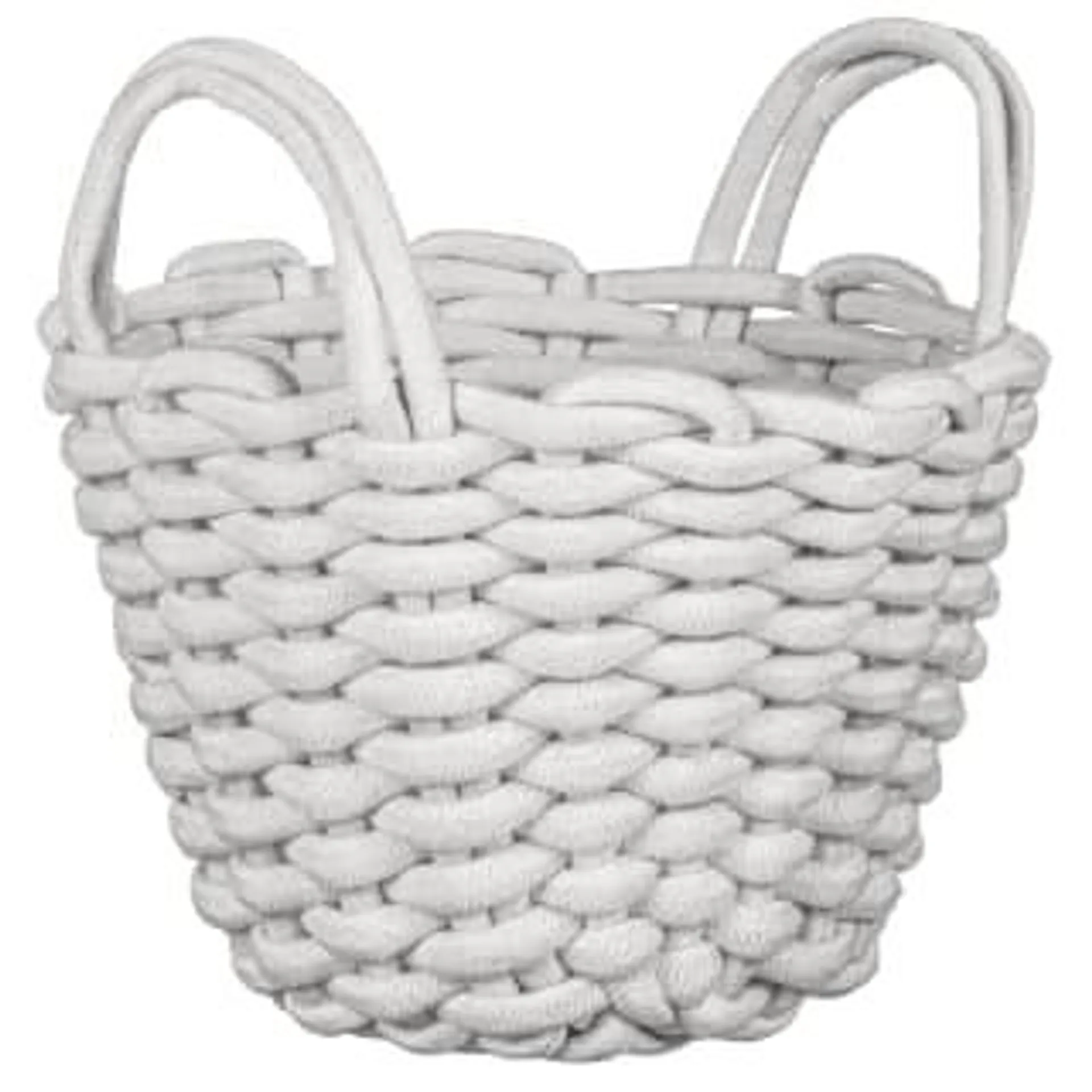Thick Rope Basket - Grey