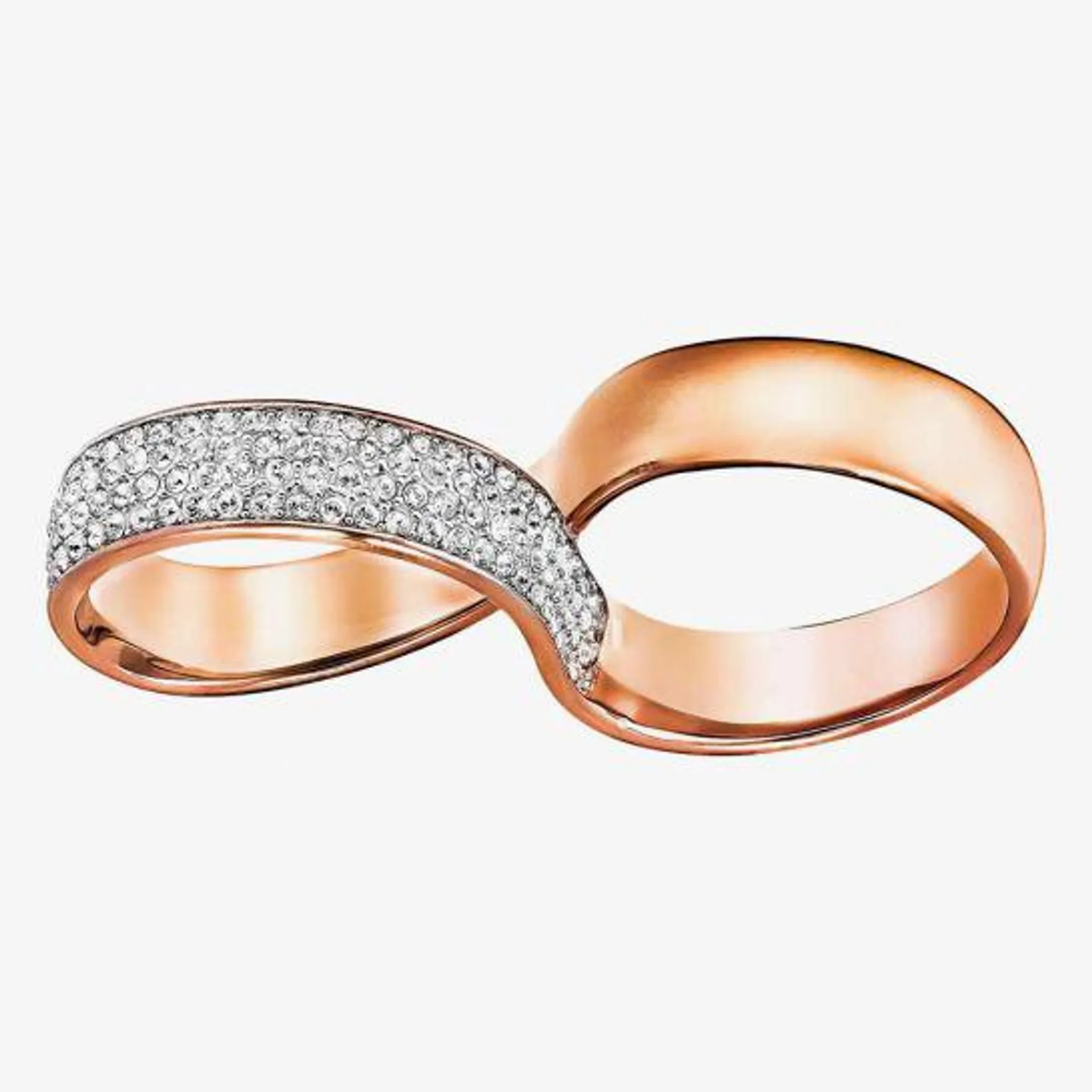 Exist Rose Gold Tone Infinity Ring