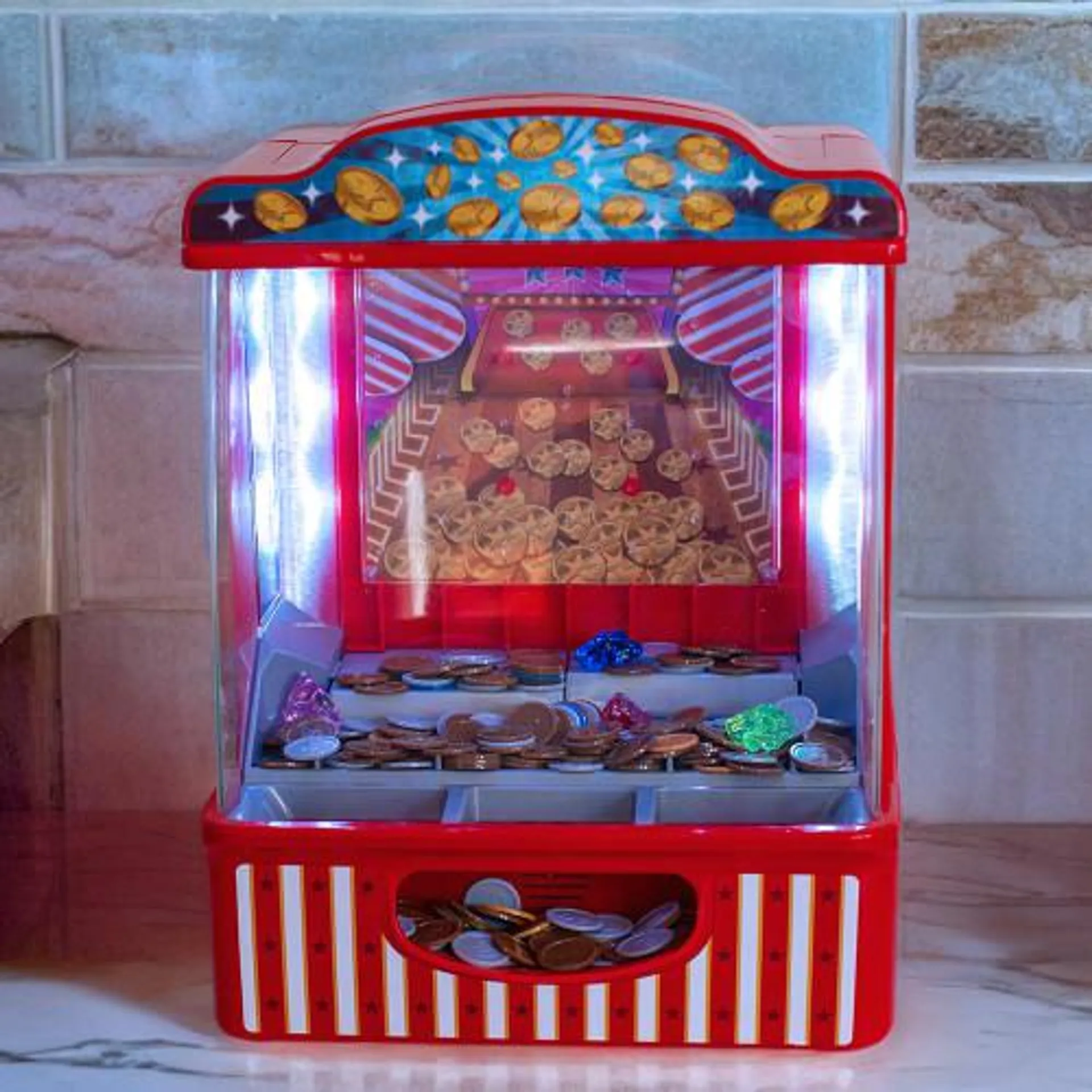 Electronic Arcade Coin Pusher