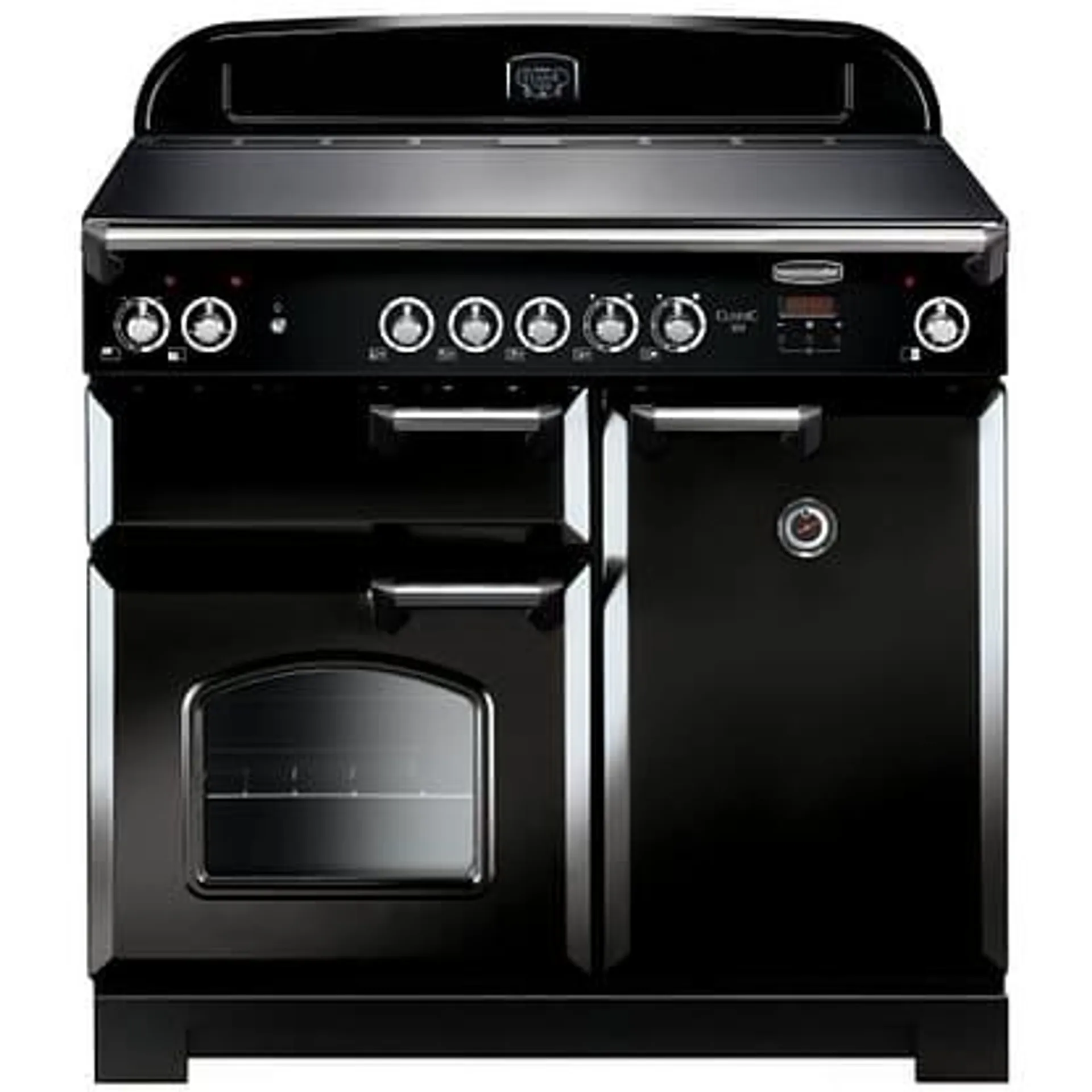 Rangemaster CLA100ECBL/C Classic 100cm Ceramic Range Cooker 117600 – BLACK