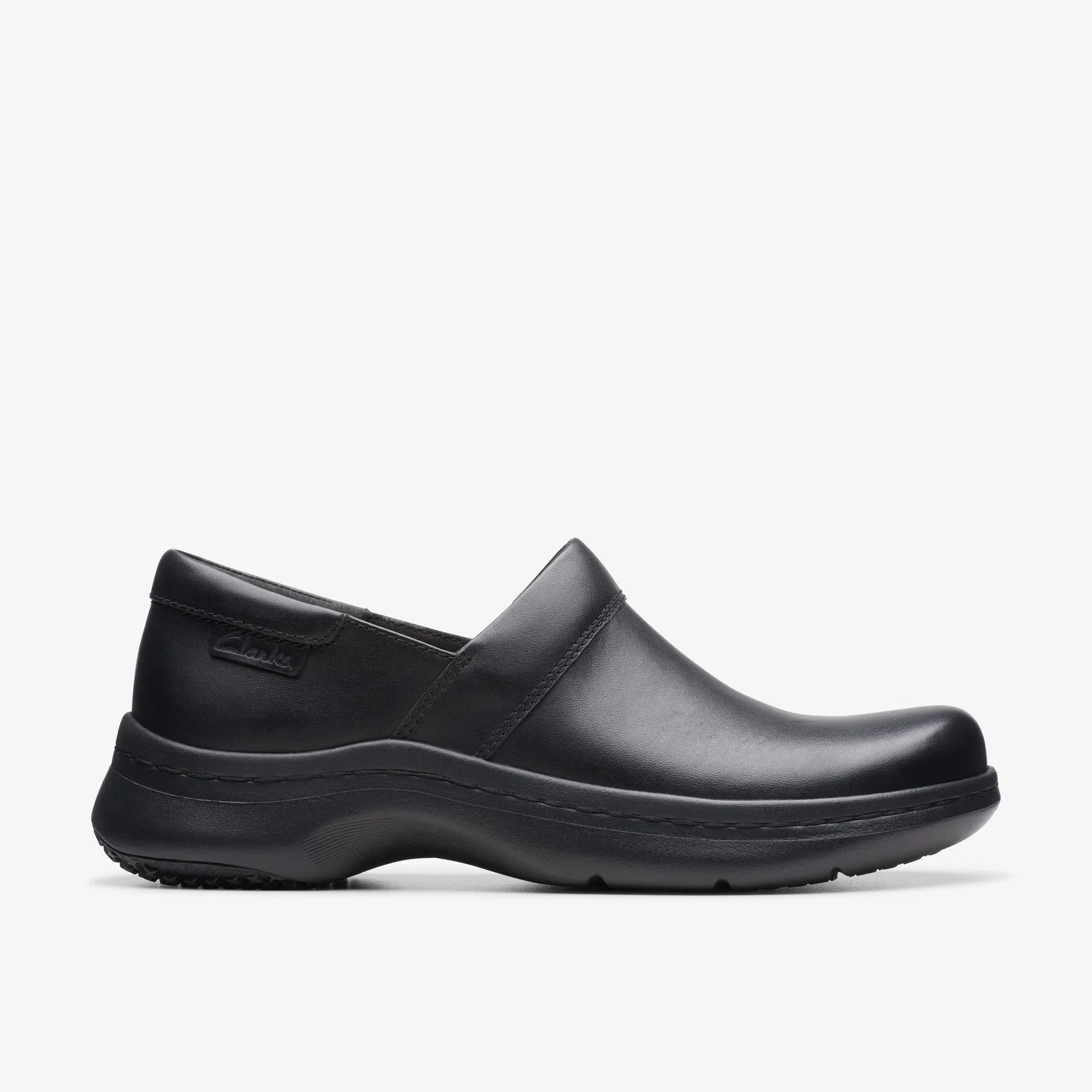 Clarks Pro Gem Black Leather