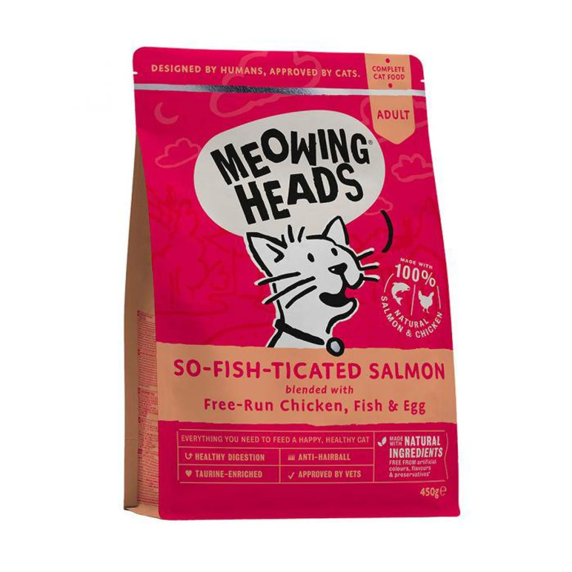 Meowing Heads - So-Fish-Ticated Salmon 450G