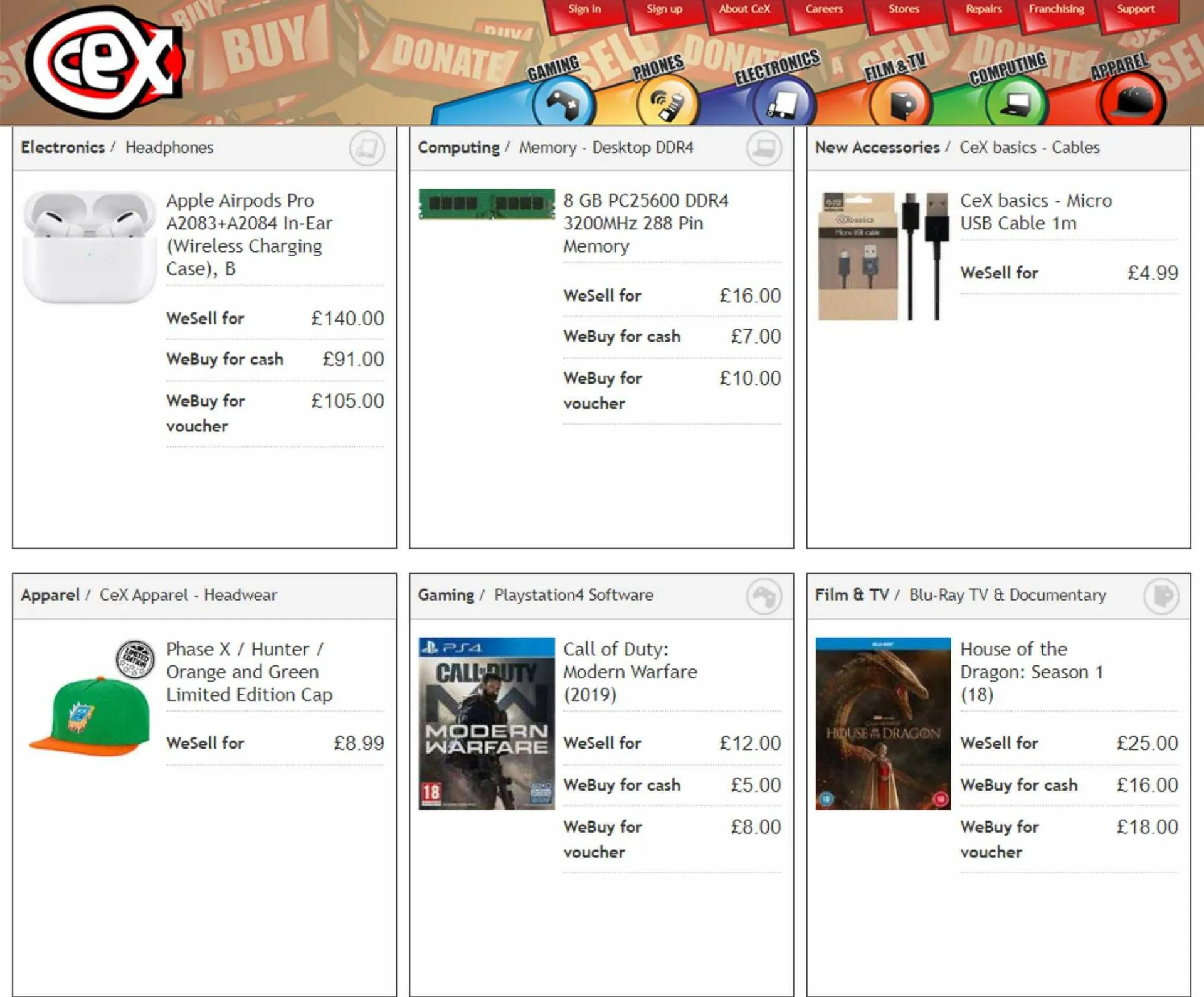CeX Weekly Offers - 5