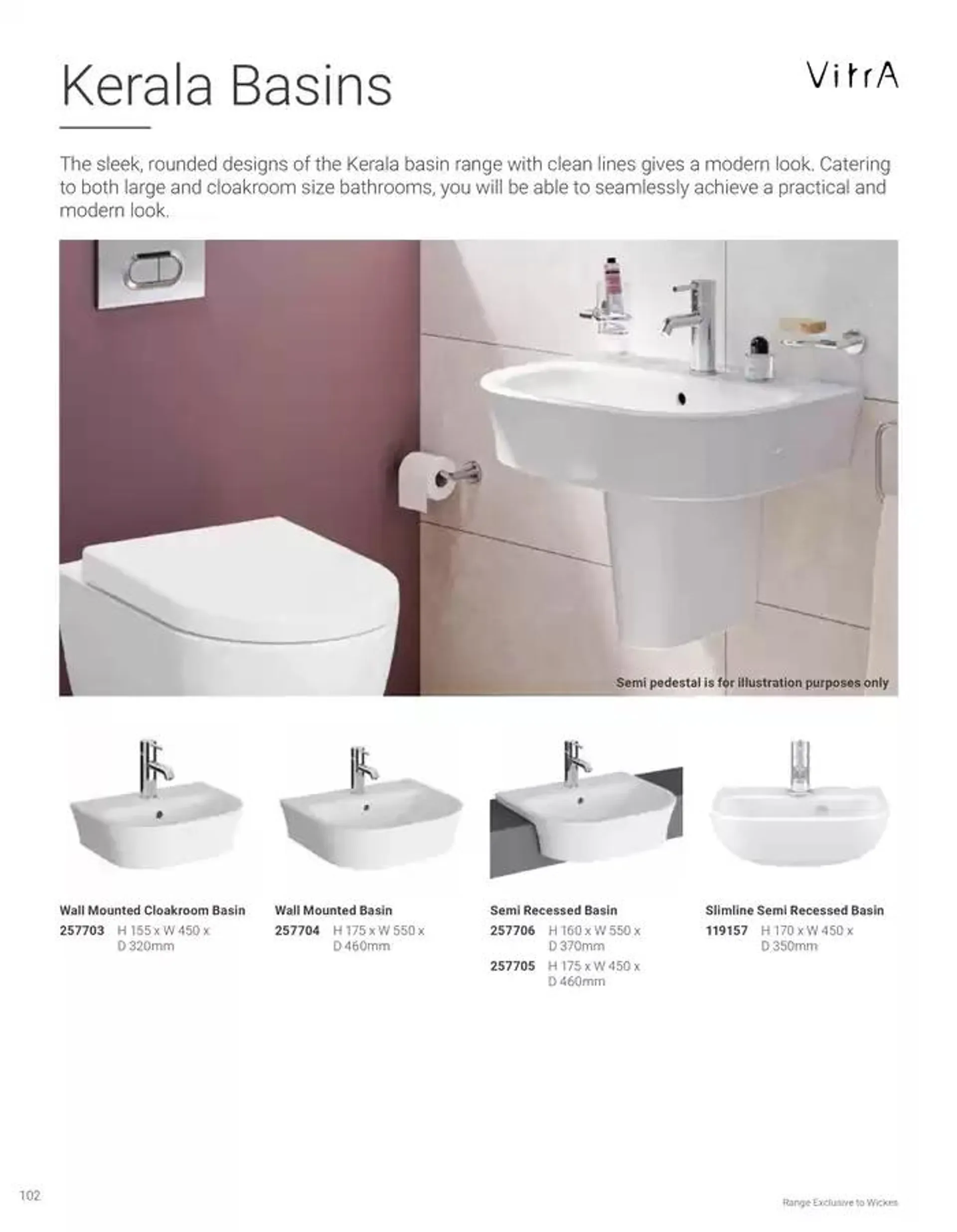 Wickes Bespoke Bathrooms brochure from 5 November to 31 December 2024 - Catalogue Page 102