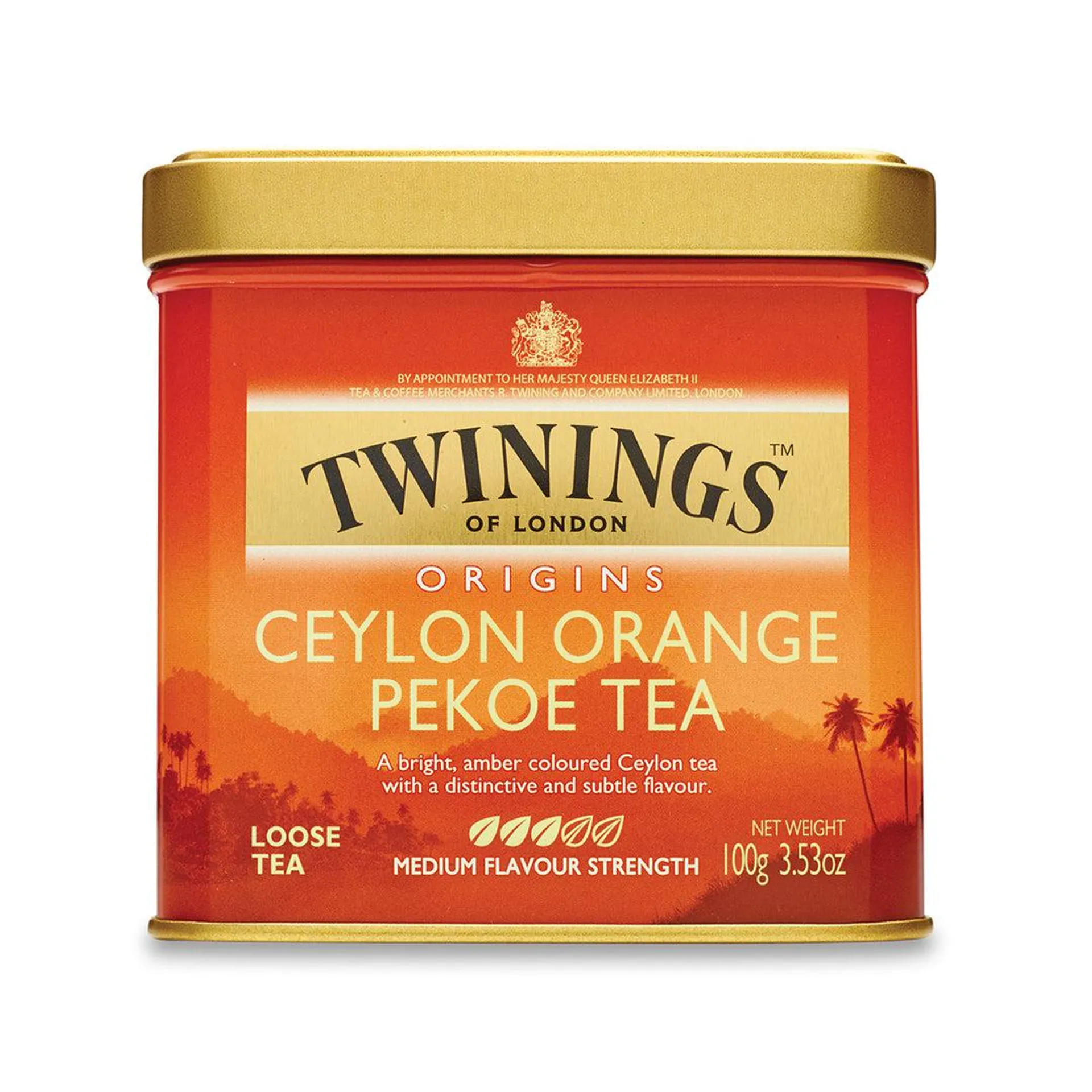 Ceylon Orange Pekoe Loose Tea Caddy