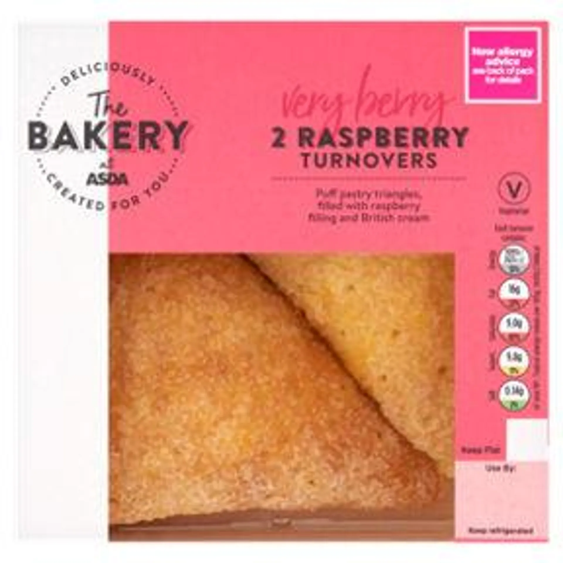 The BAKERY at ASDA 2 Raspberry Turnovers