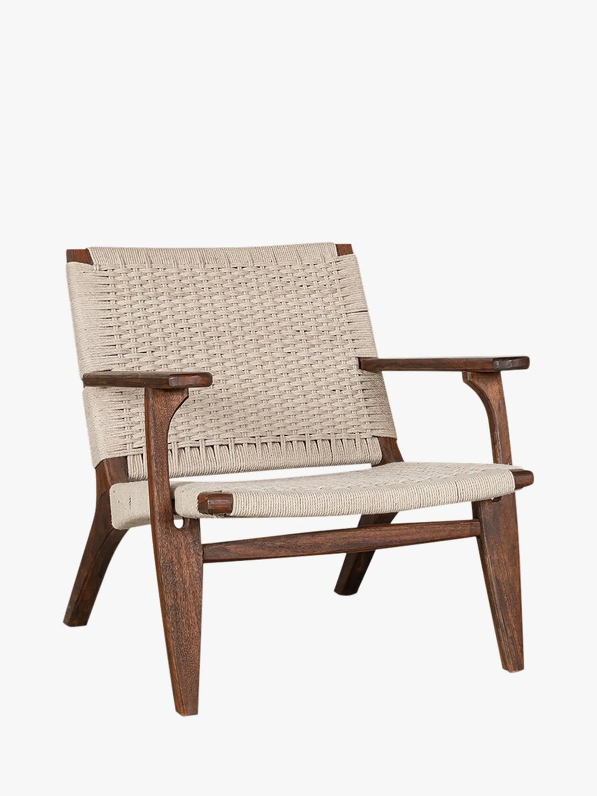 Nkuku Surat Woven Lounger, Natural