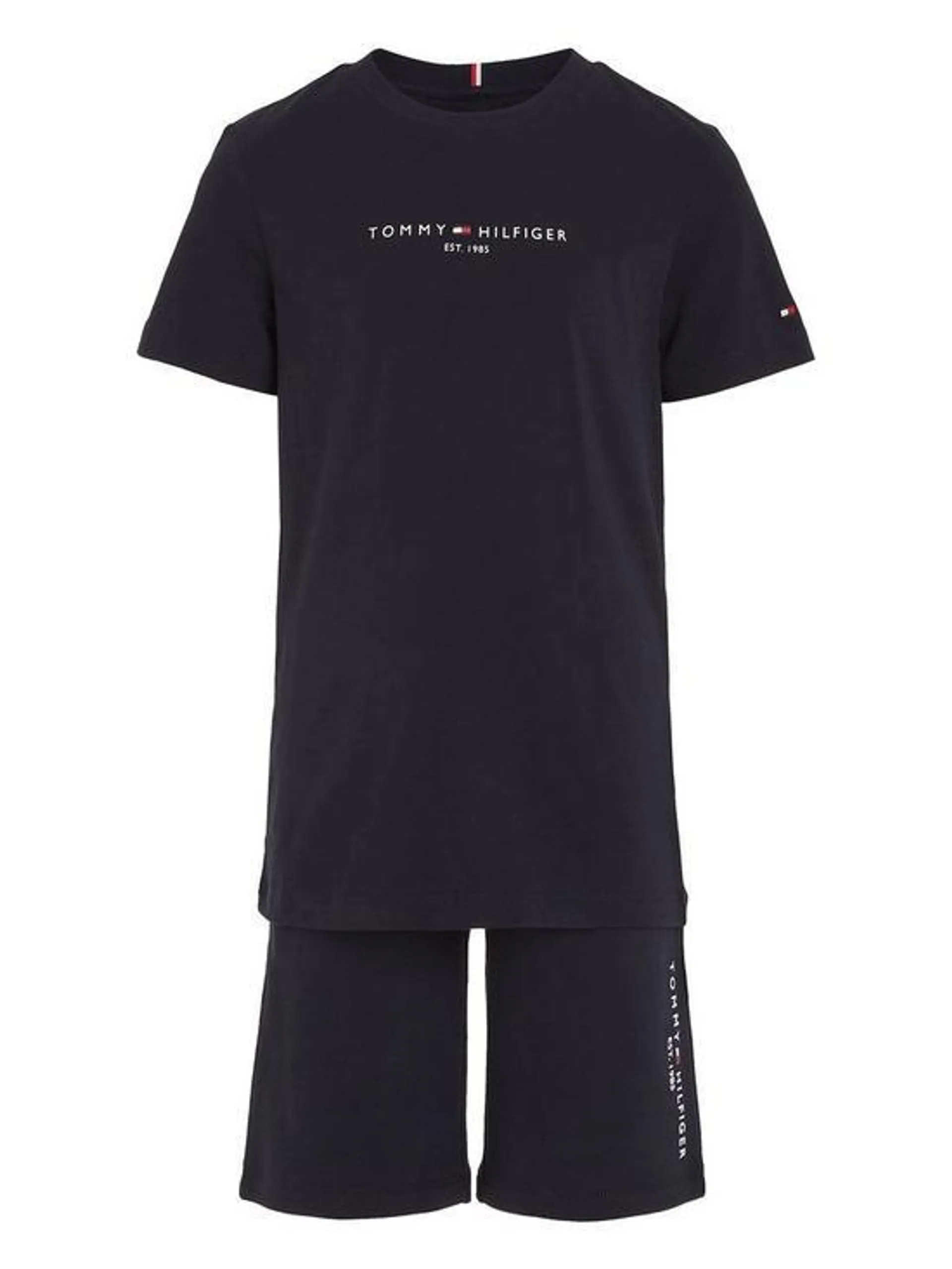 Boys Essential Short Sleeve T-Shirt And Short Set - Desert Sky