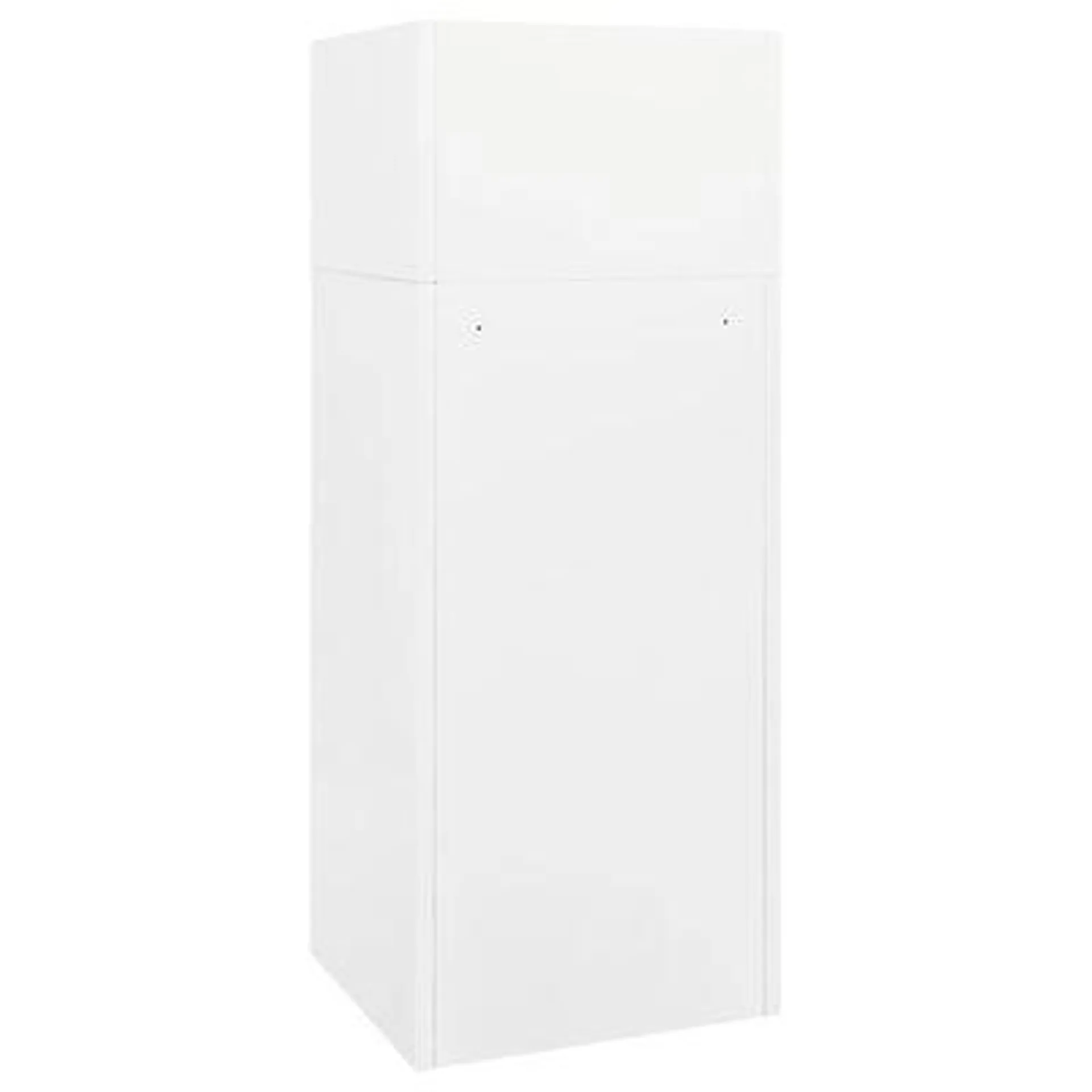 vidaXL Saddle Cabinet White 53x53x140 cm Steel