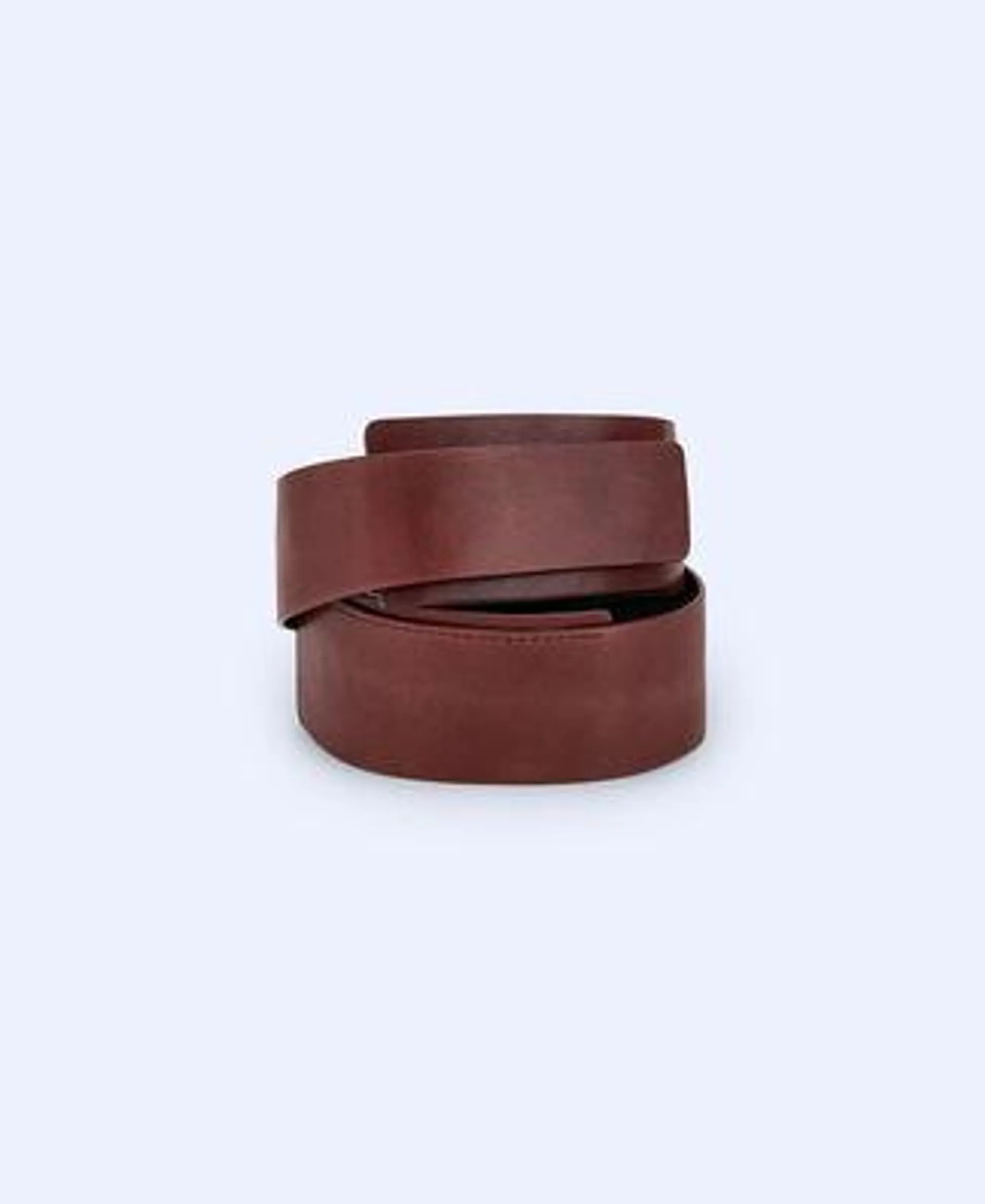 Vachetta leather sash