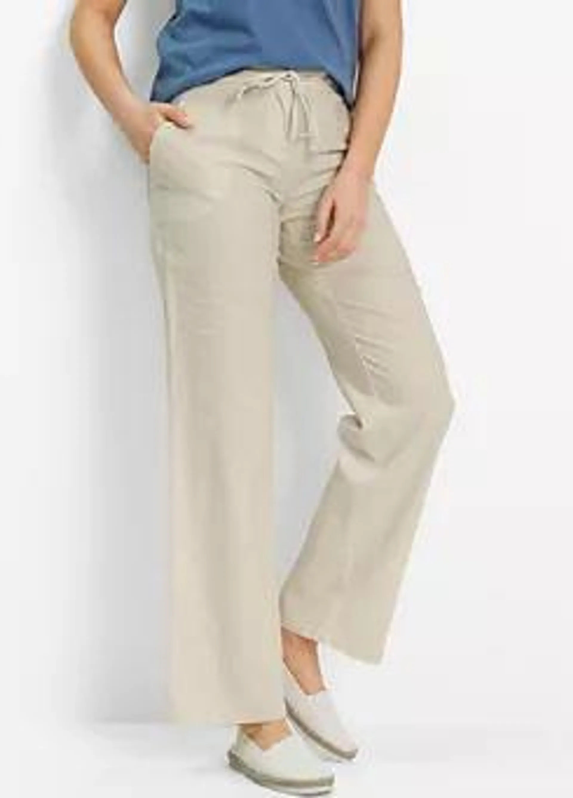 Linen Blend Trousers