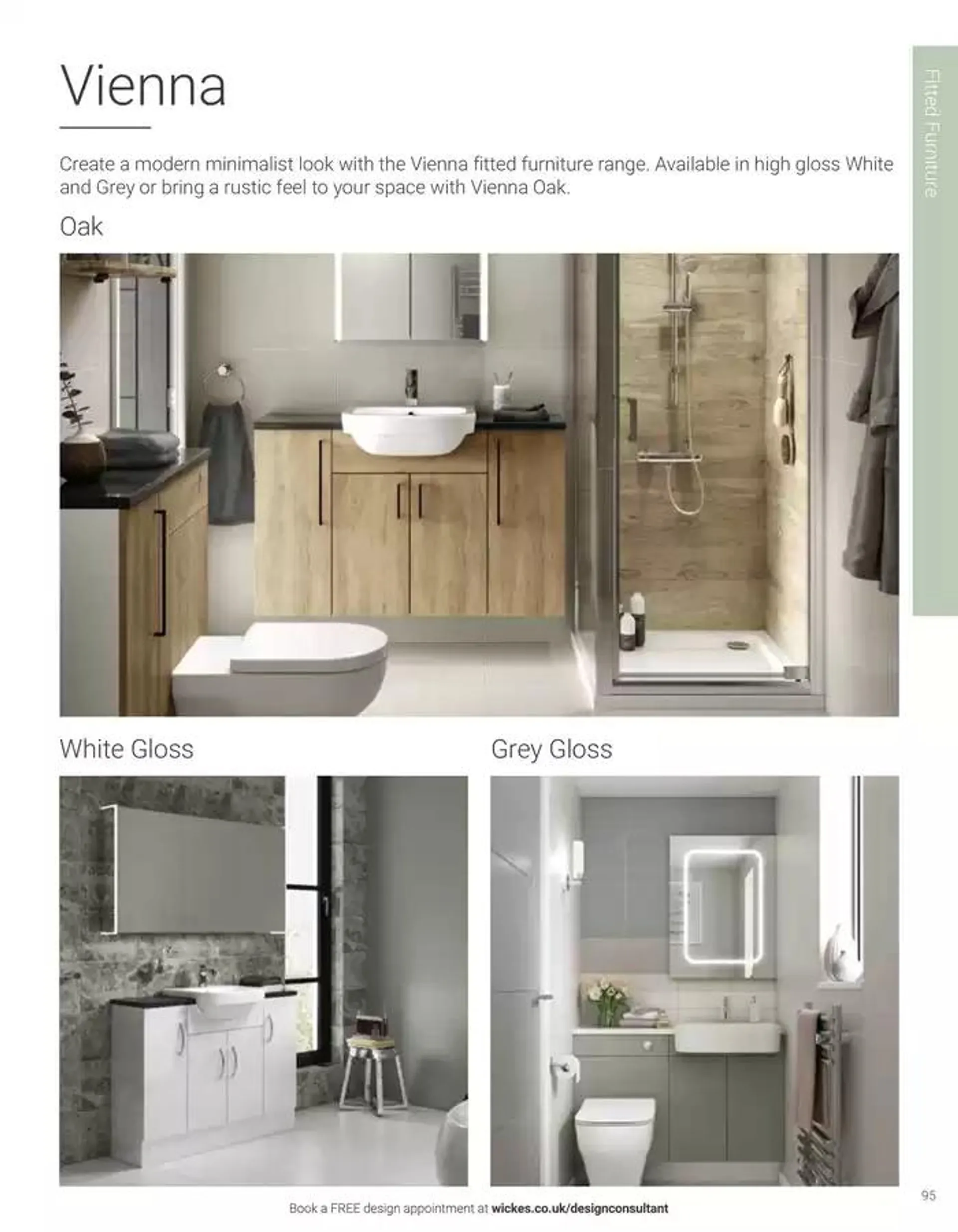 Wickes Bespoke Bathrooms brochure from 5 November to 31 December 2024 - Catalogue Page 95