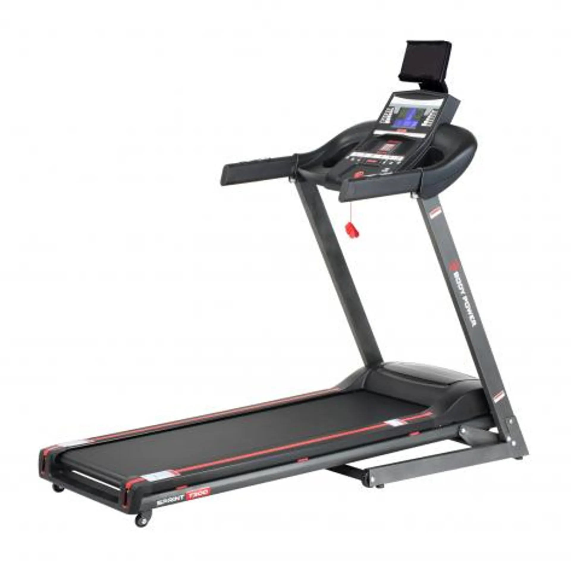 Body Power Sprint T300 Folding Treadmill with Tablet Holder - Northampton Ex-Display Product