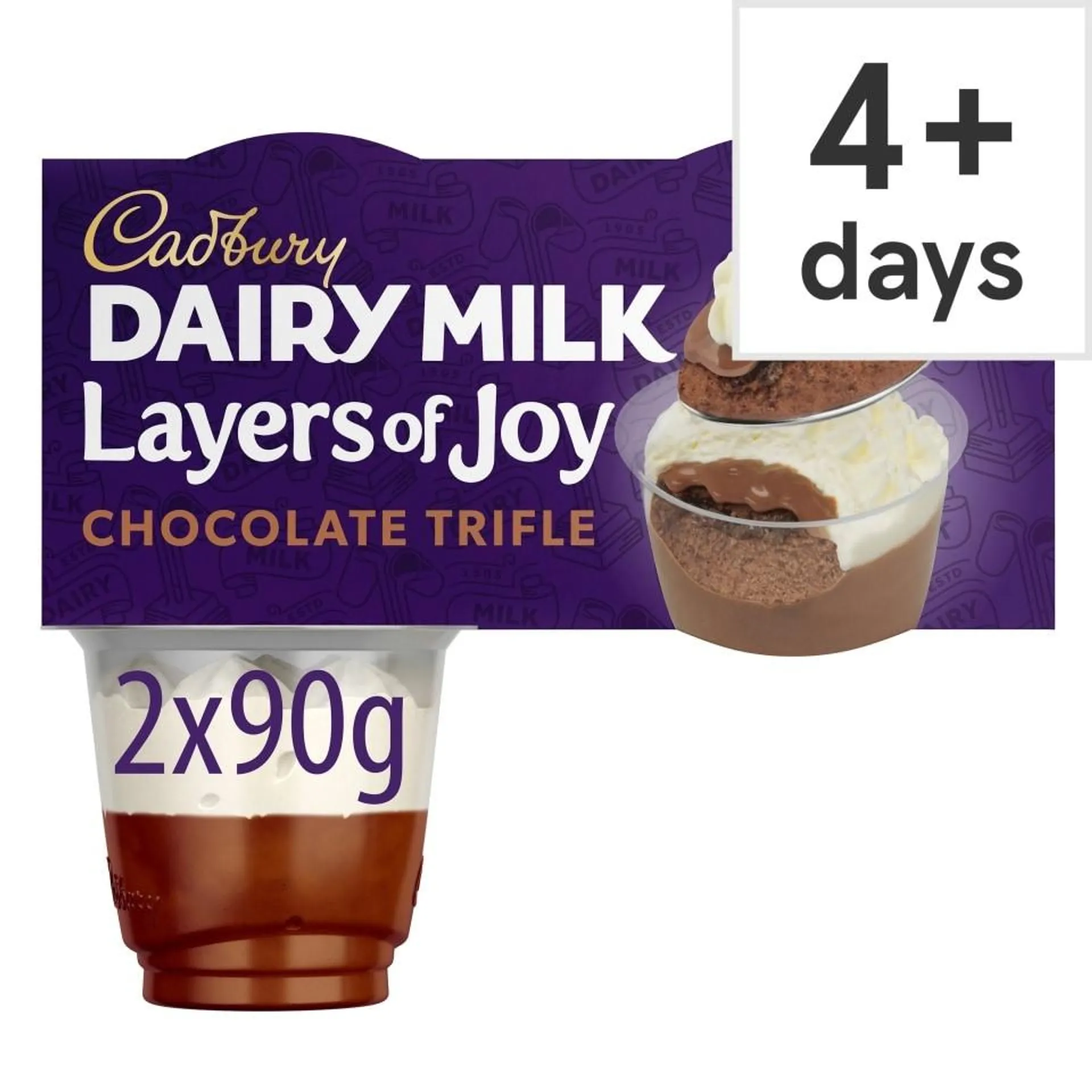 Cadbury Layers Of Joy Chocolate Dessert 2 X90g